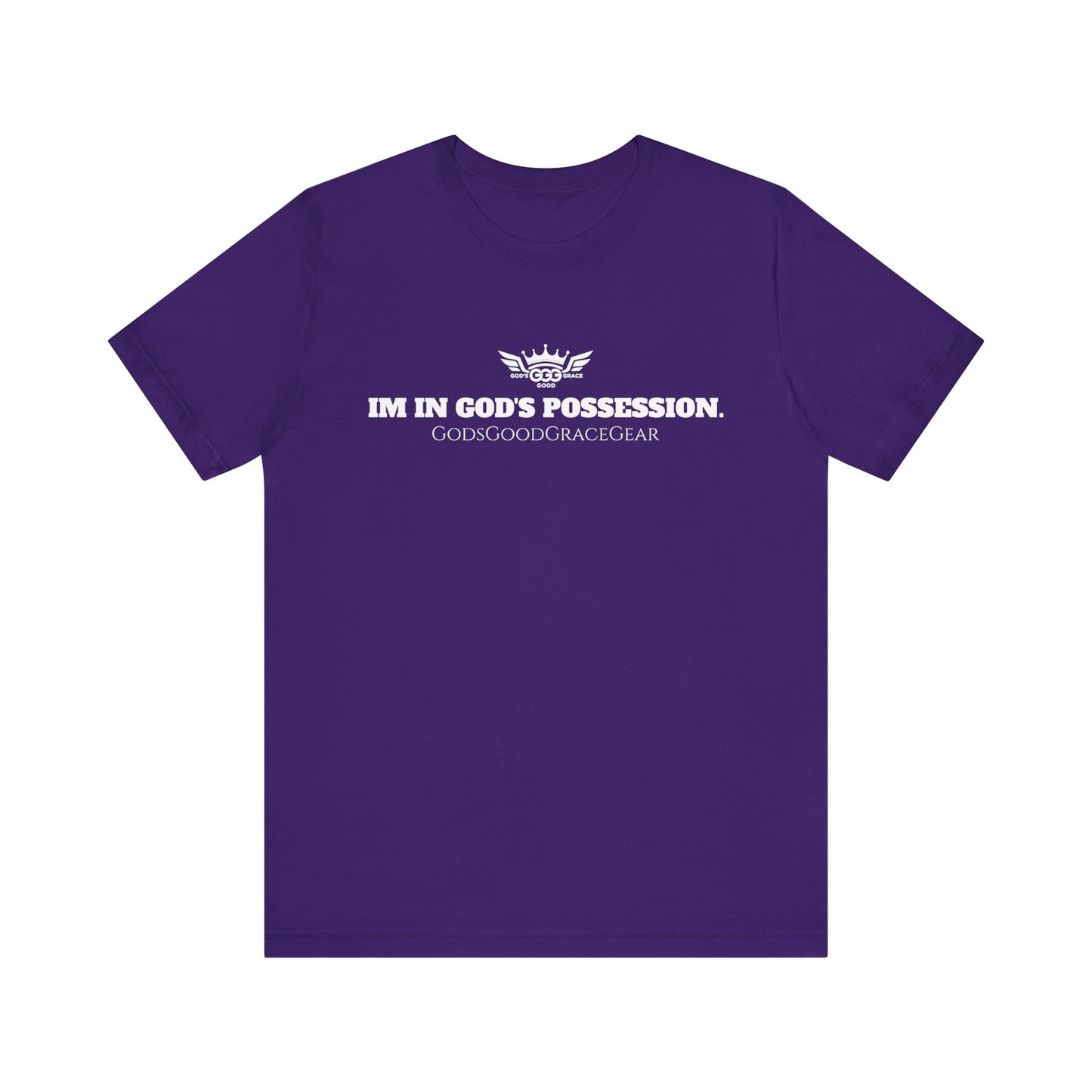 A............purple/white GGG Unisex Jersey Short Sleeve Tee