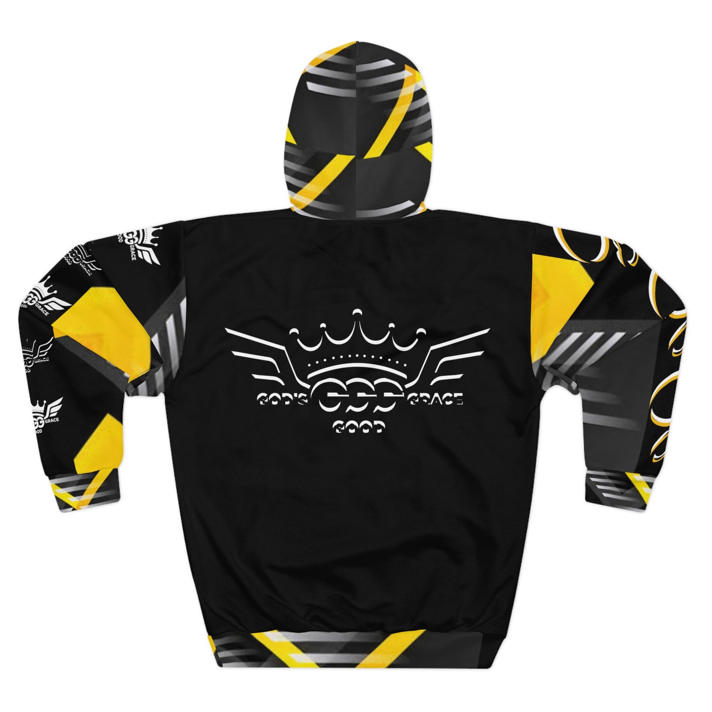 A......................GGG CUT FROM A DIFFERENT CLOTH..BIG BOY black/yellow Unisex Pullover Hoodie