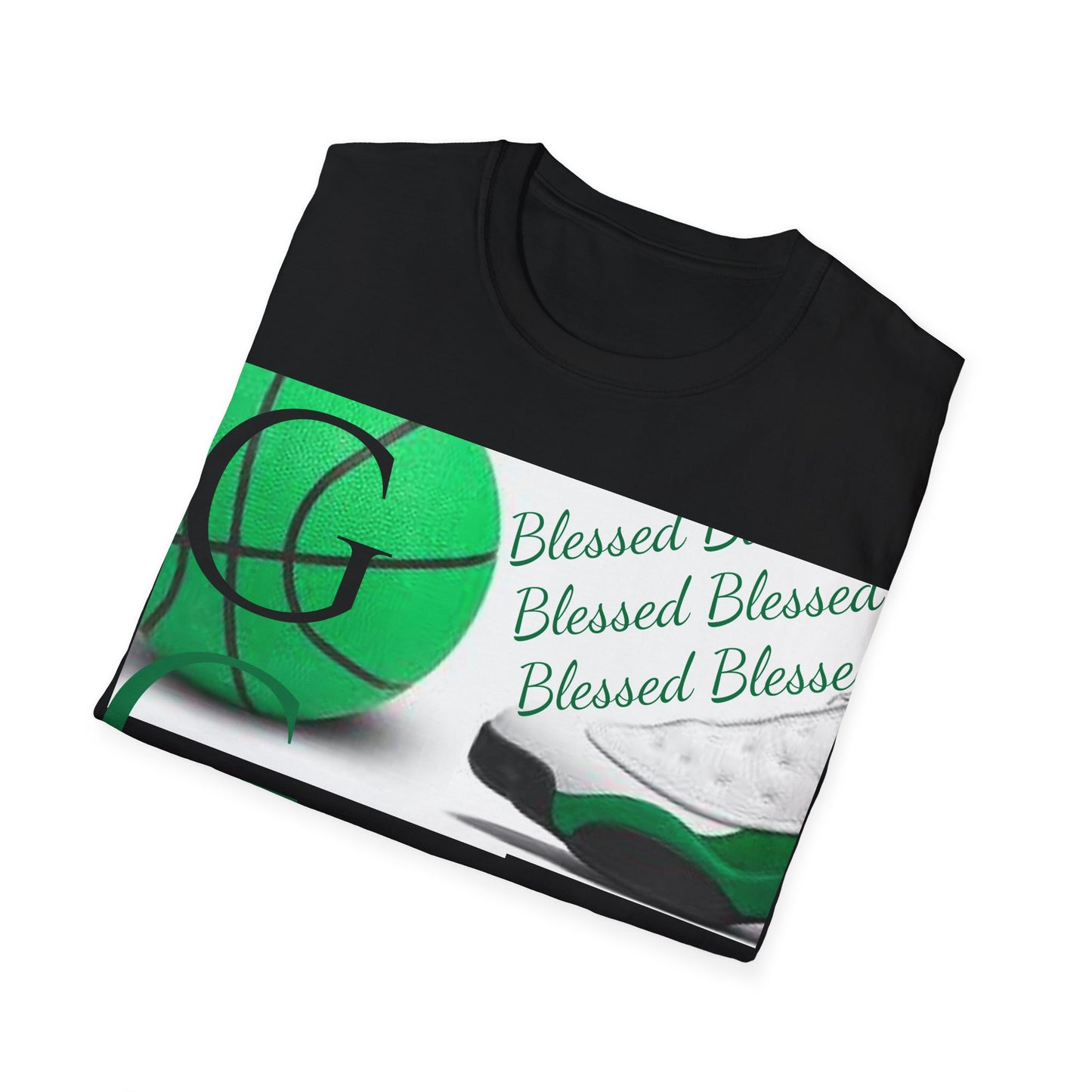 B...GGG-b "Ballers Edition" Green/black/white design Unisex SOFTSTYLE T-Shirt