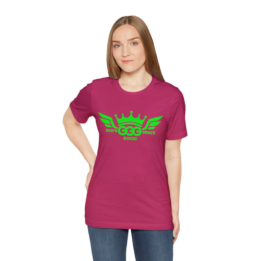 B...florsnt GREEN LOGO berry Unisex Jersey Short Sleeve Tee