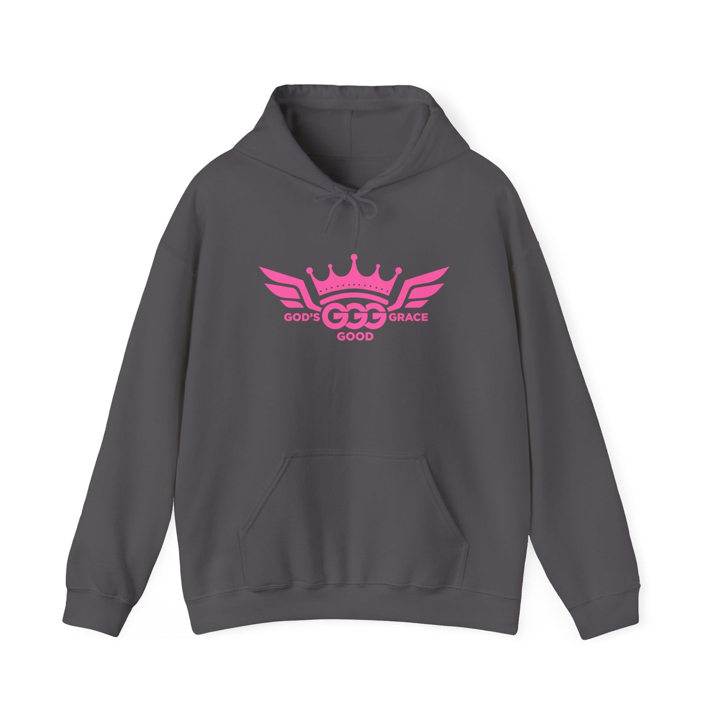 C...PINK LOGO gray Unisex Heavy Blend™ Hooded Sweatshirt