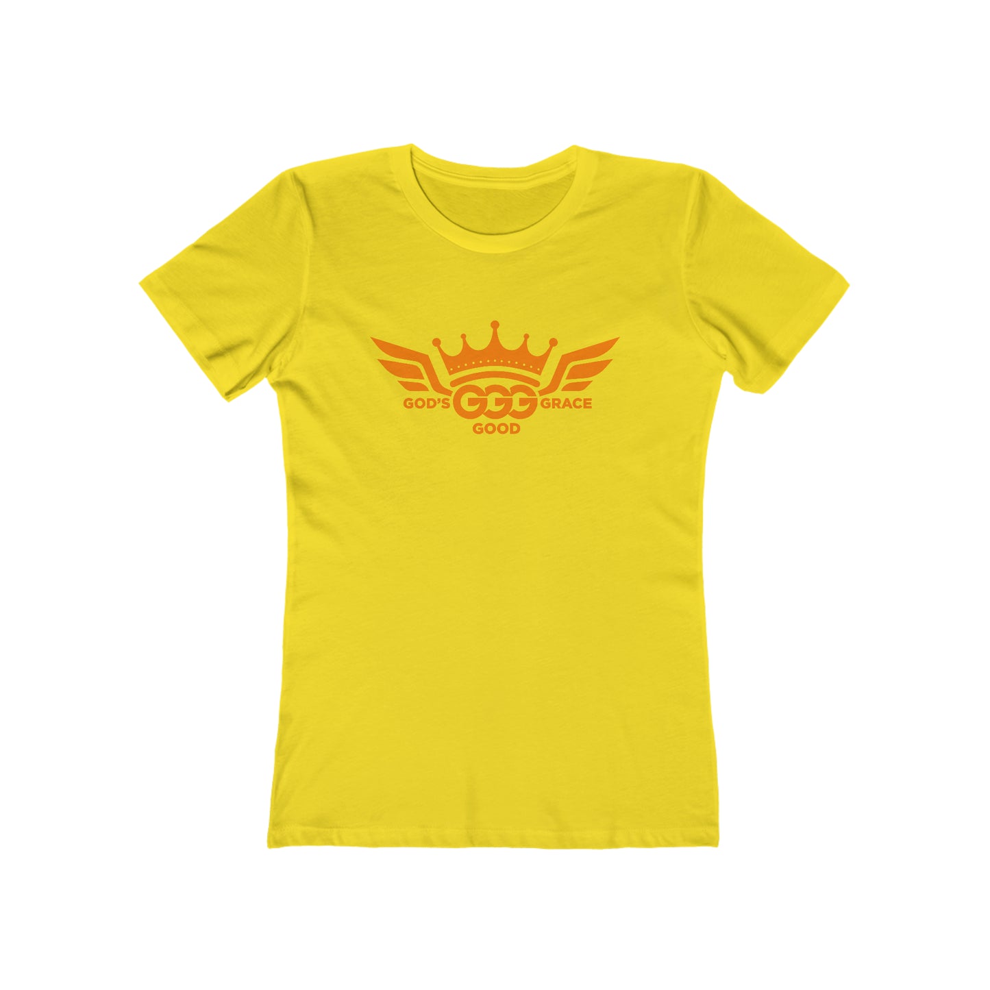 A...florsnt ORANGE LOGO...(RUNS SMALLER THEN USUAL) yellow WOMENS tee..