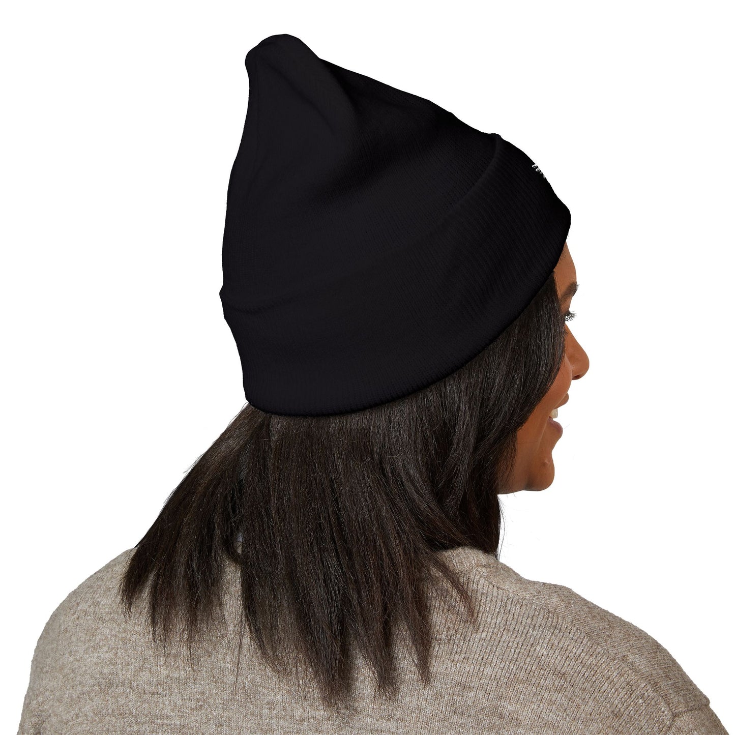 T...GGG White Logo Embroidered Classic Cuffed Beanie —MULTIPLE COLORS... Knit Hat