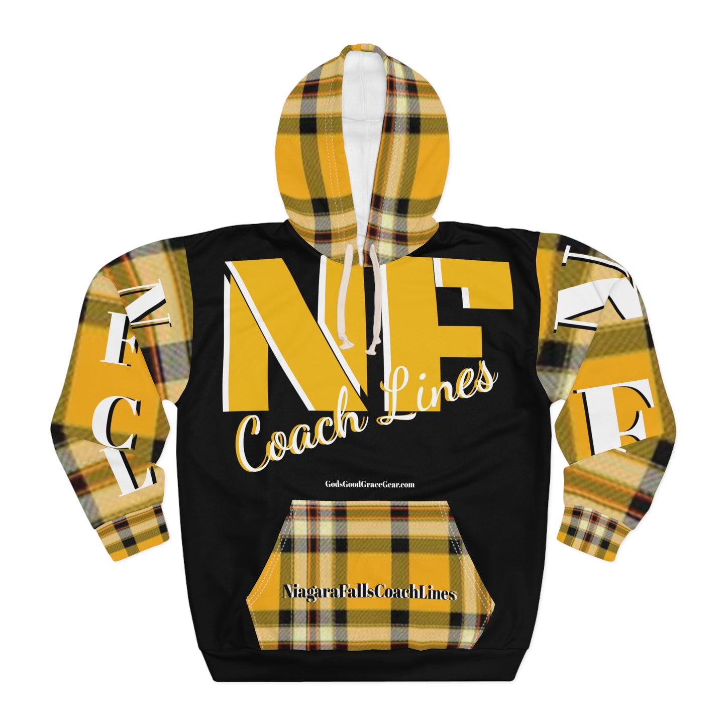 Z.......Yellow /black BIG BOY NFCL Unisex Pullover Hoodie