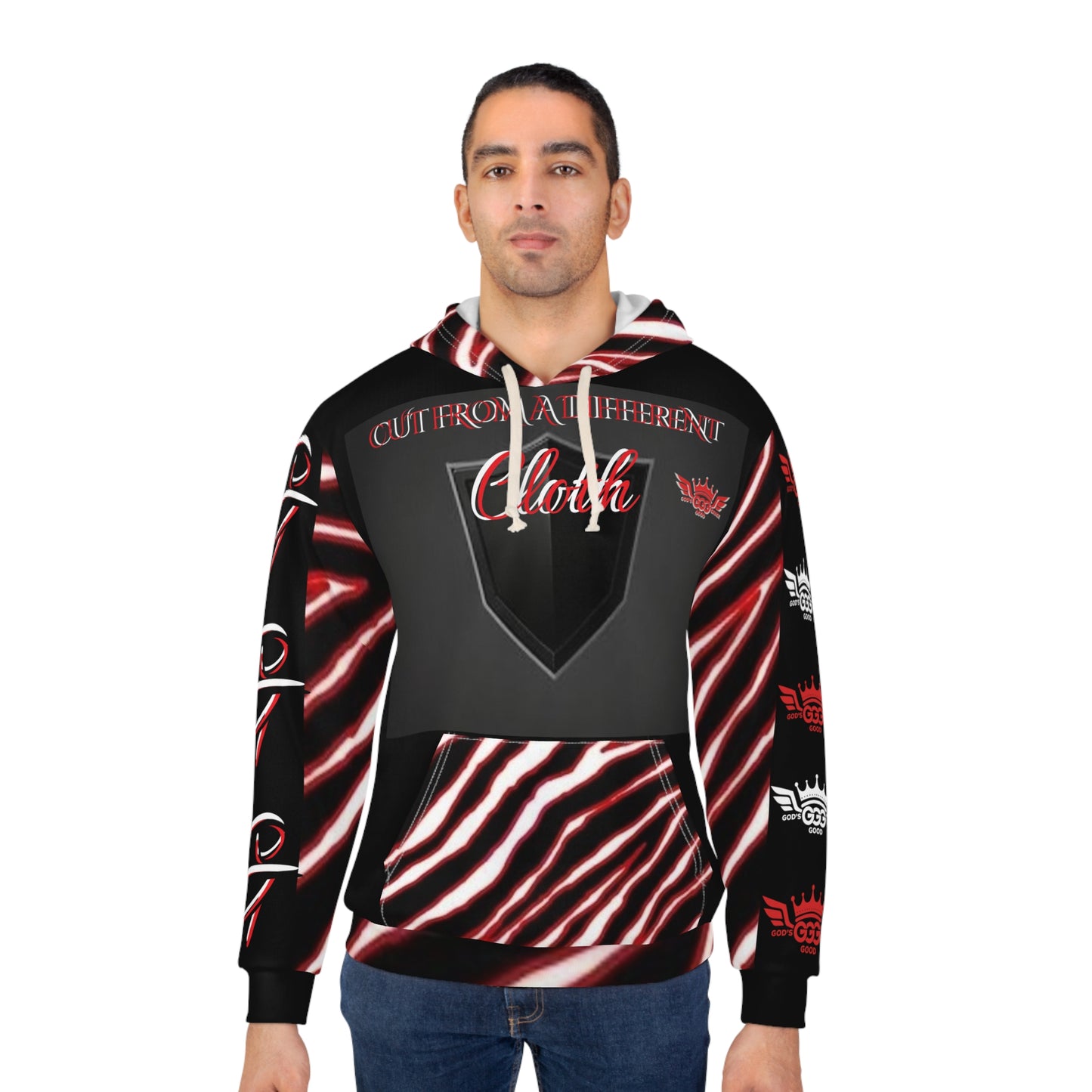 A...................GGG CUT FROM A DIFF CLOTH...POLYESTER BIG BOY RED,BLACK,WHITE Unisex Pullover Hoodie