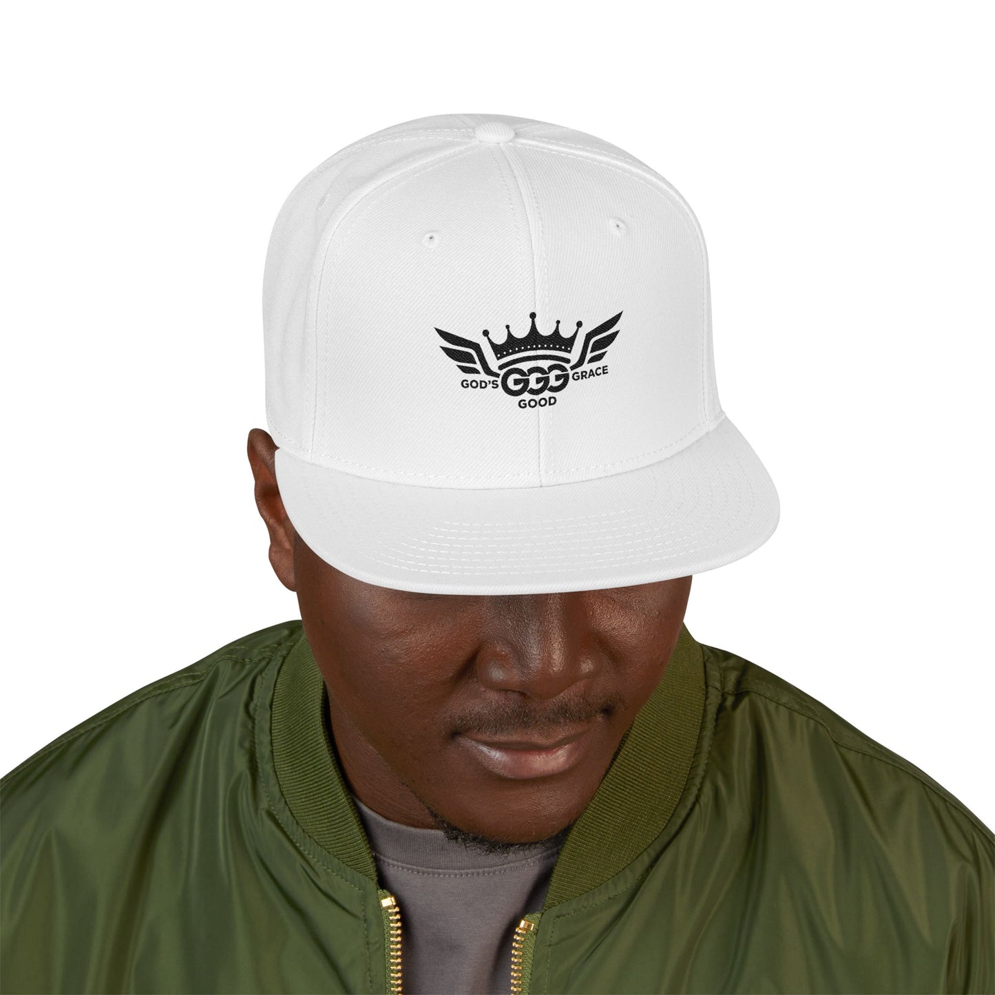 B...GGG-b "Ballers Edition"  EMBROIDERY ..MULTIPLE COLORS, Mens black logo Snapback Hat