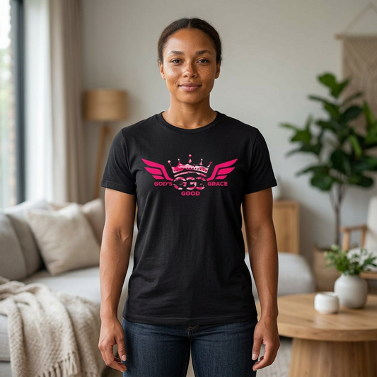 P...GGG..z....PINK Camouflage logo (MULTIPLE COLORS) Tee — Faithwear