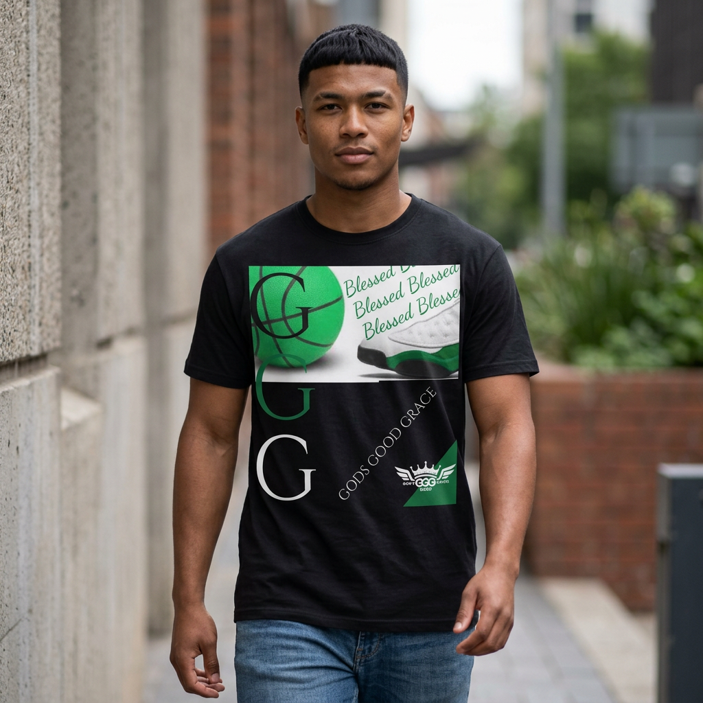 B...GGG-b "Ballers Edition" Green/black/white design Unisex SOFTSTYLE T-Shirt