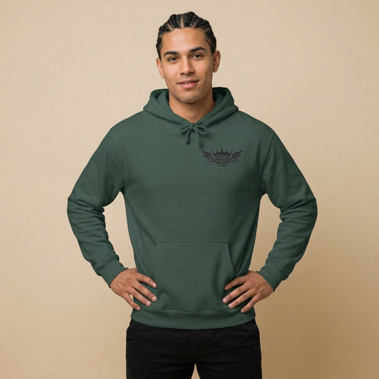 G...y GGG Hustle Crown Hoodie — Minimal Logo Chest Sweatshirt Multiple colors
