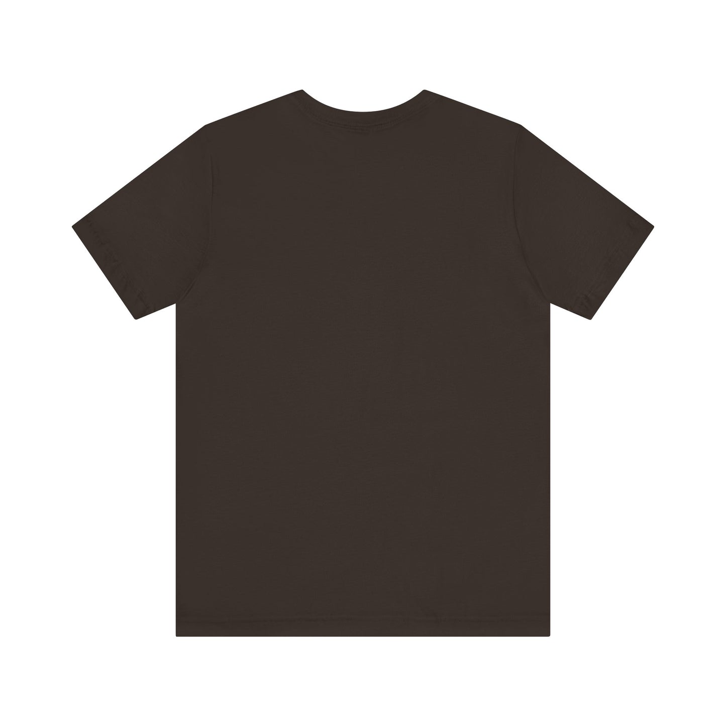 C....WHITE LOGO chocolate BROWN Unisex Jersey Short Sleeve Tee
