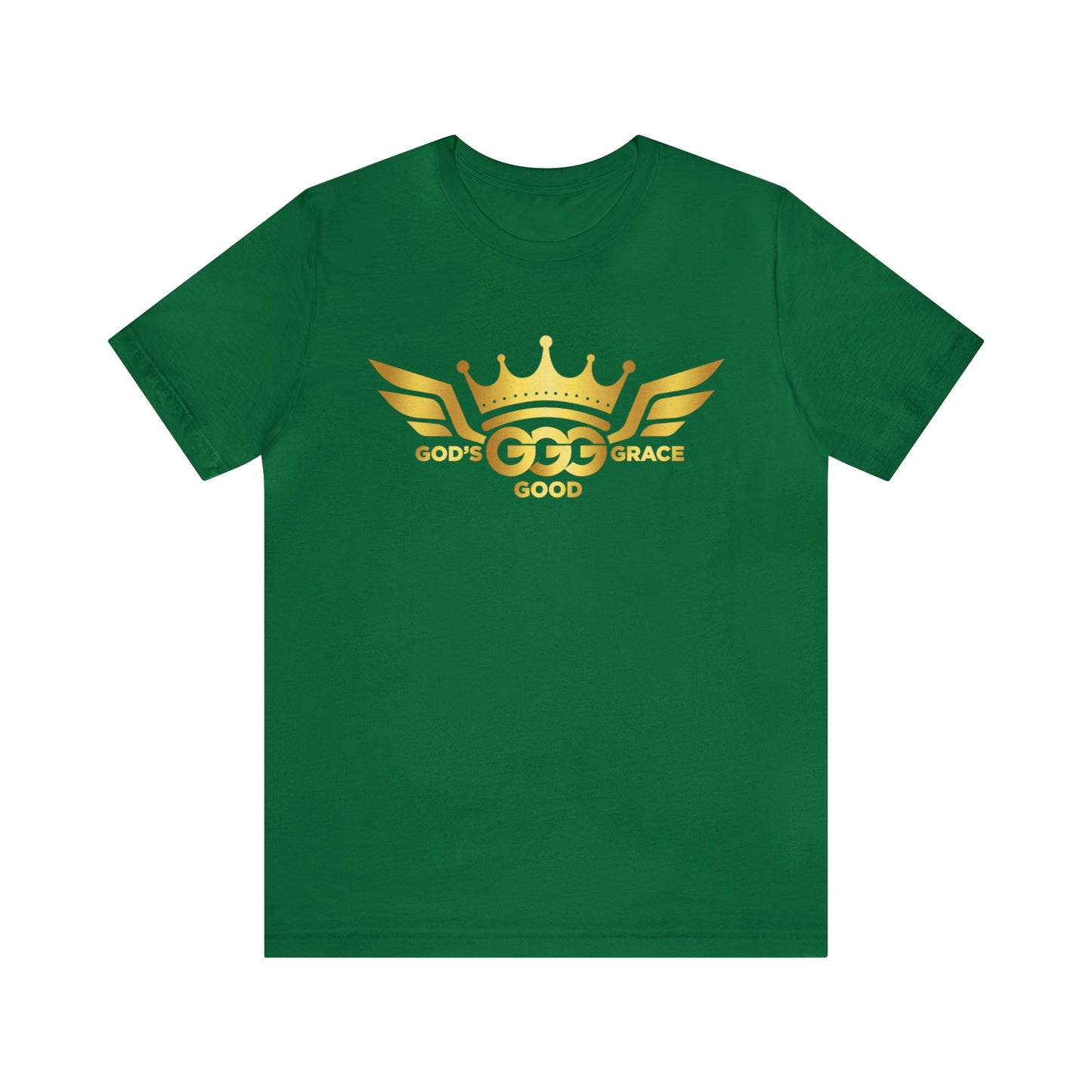 C...GOLD LOGO green Unisex Jersey Short Sleeve Tee