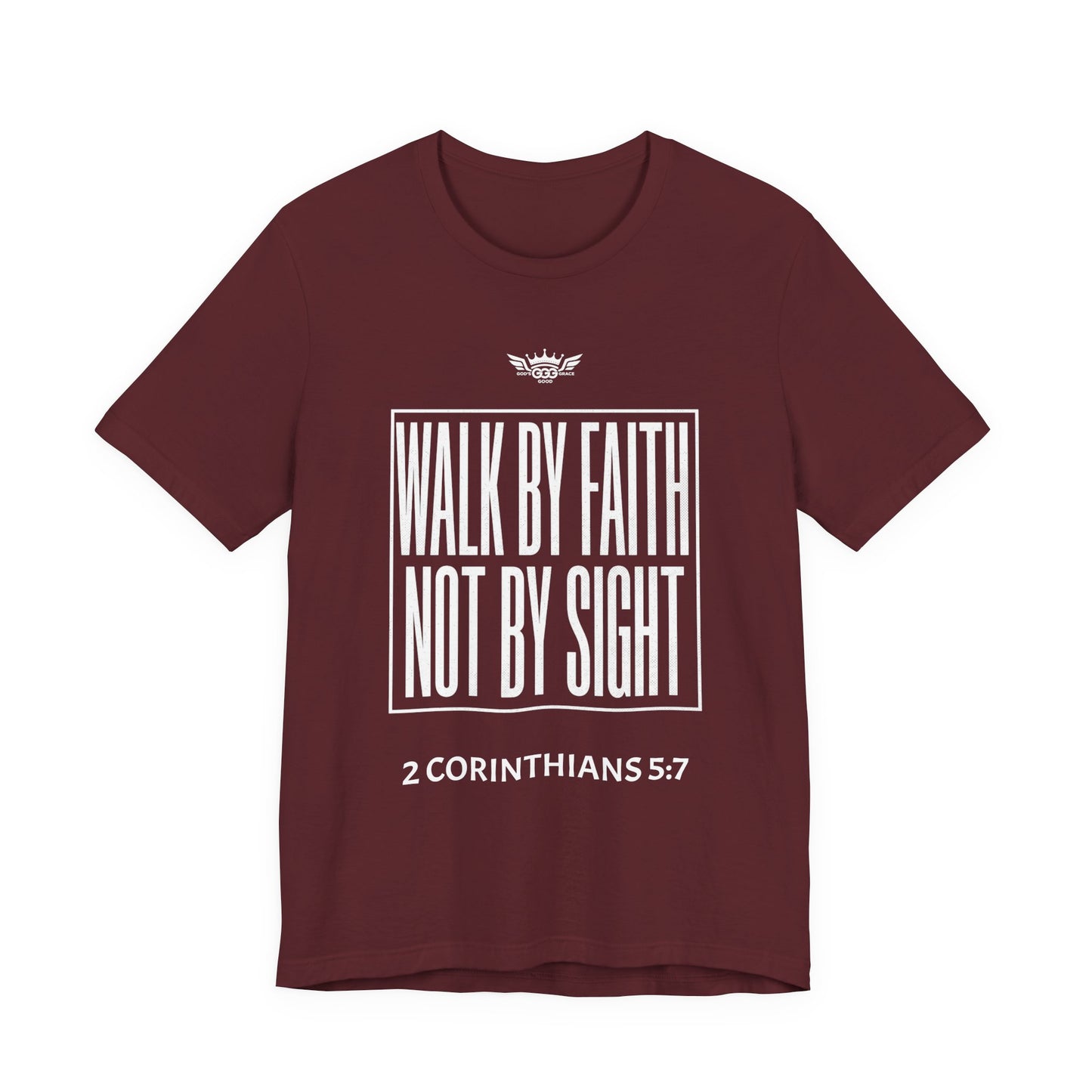 N...GGG..WALK By FAITH Not By SIGHT ( Multiple Colors) Graphic Tee — Faithwear