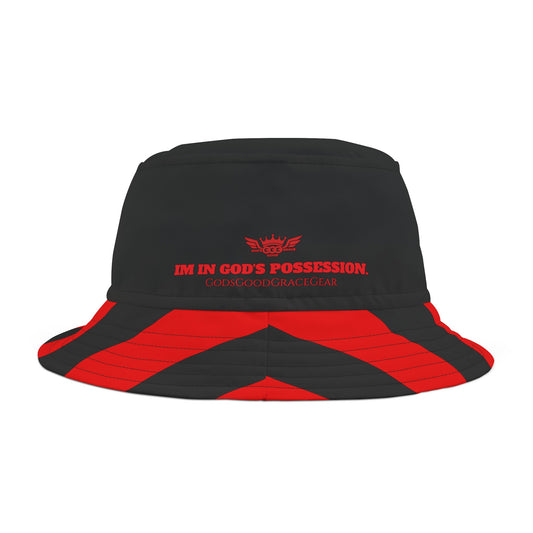 A..........Red/black GGG Bucket Hat