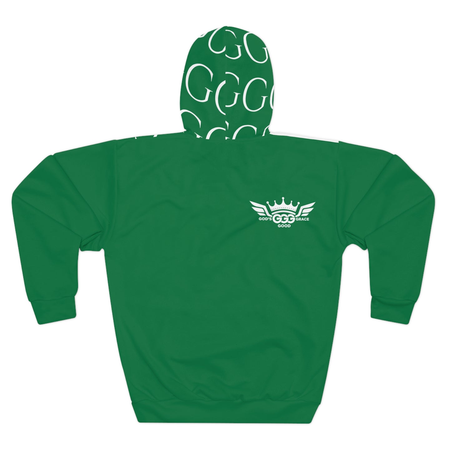 A.......................GGG...POLYESTER BIG BOY GREEN WHITE DESIGN Unisex Pullover Hoodie