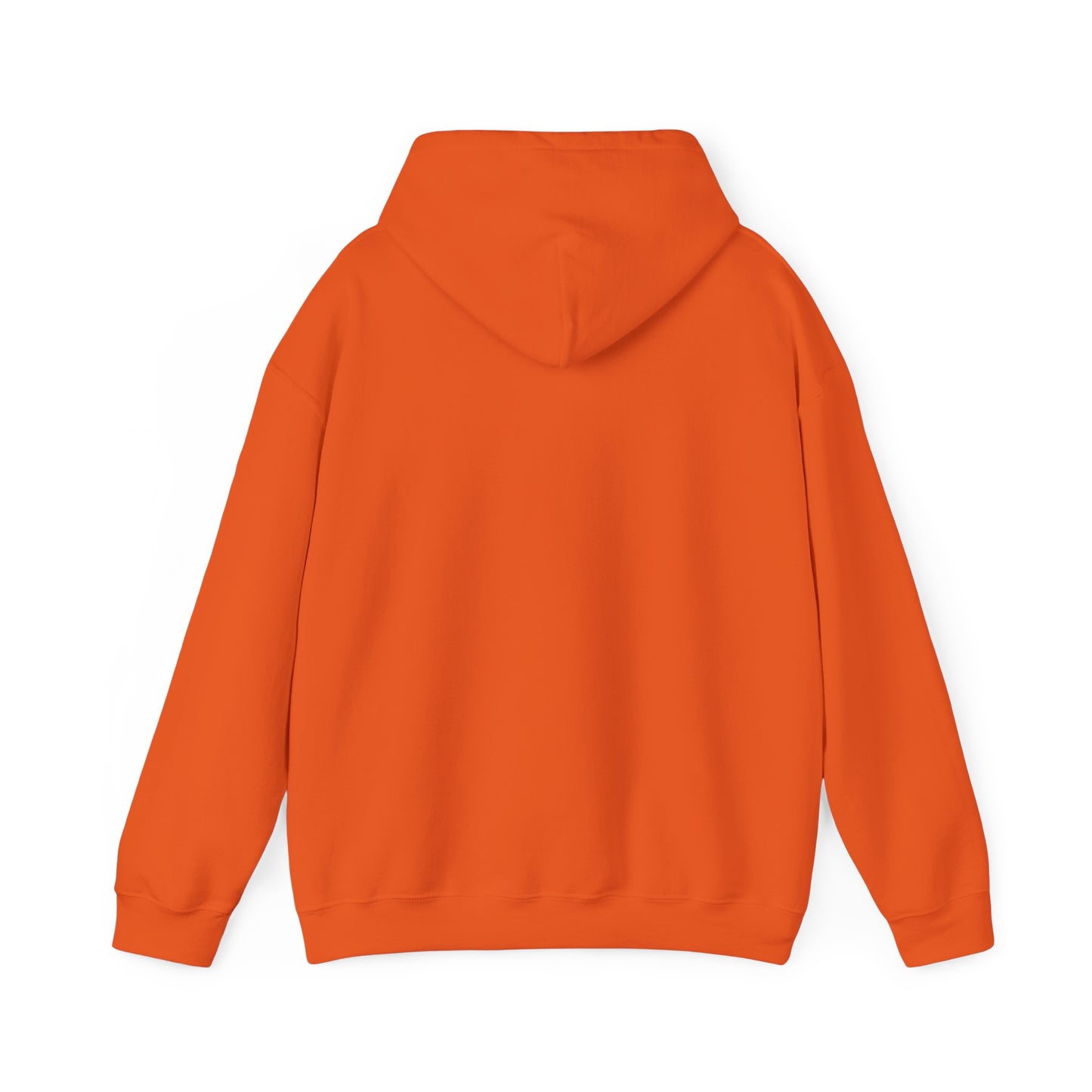 A...WHITE LOGO orange Unisex Heavy Blend™ Hooded Sweatshirt