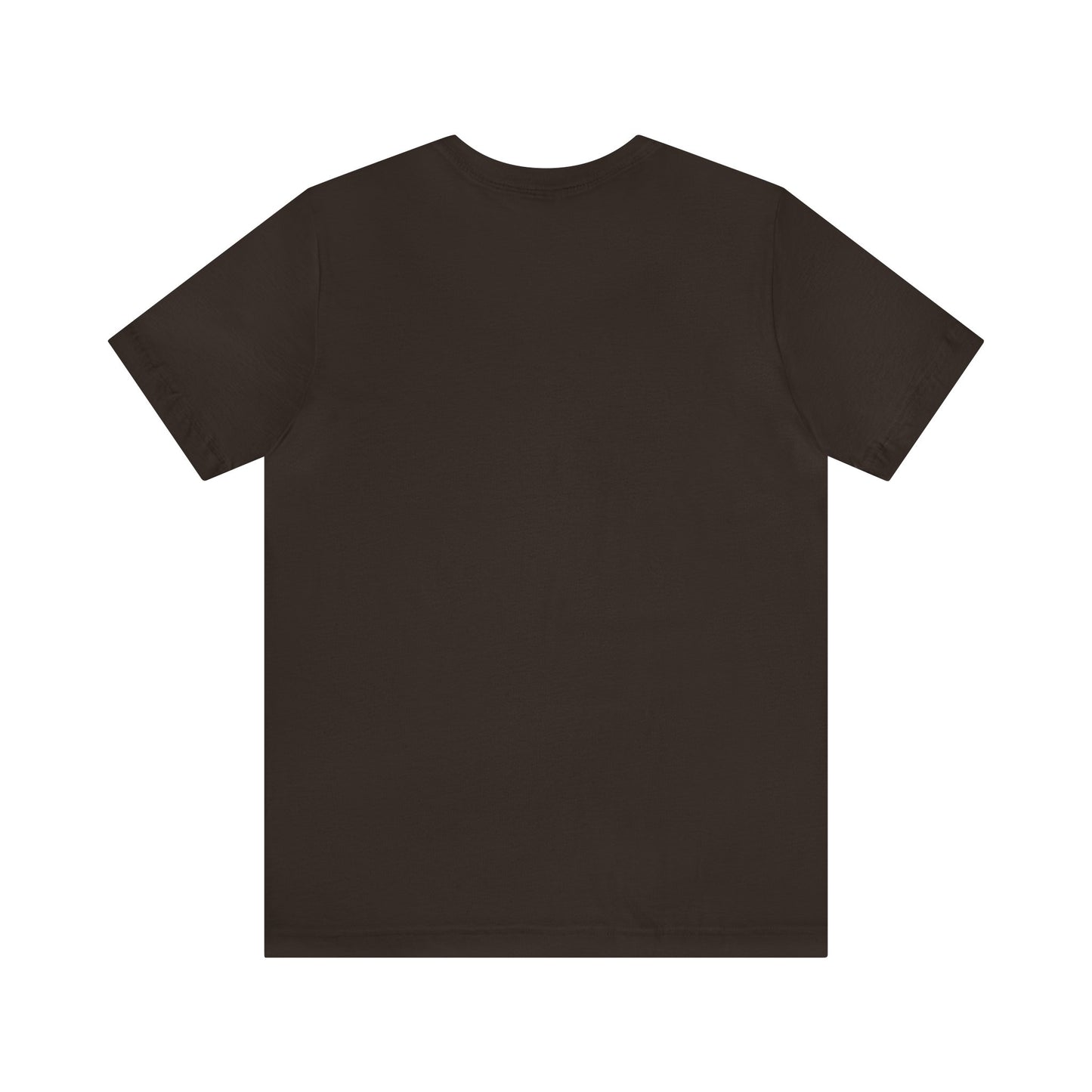 C....WHITE LOGO chocolate BROWN Unisex Jersey Short Sleeve Tee