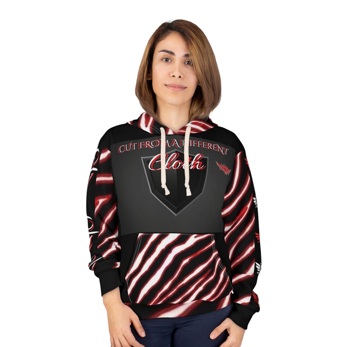 A...................GGG CUT FROM A DIFF CLOTH...POLYESTER BIG BOY RED,BLACK,WHITE Unisex Pullover Hoodie