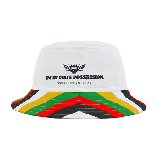 A...............Juneteenth red/black/green GGG Bucket Hat