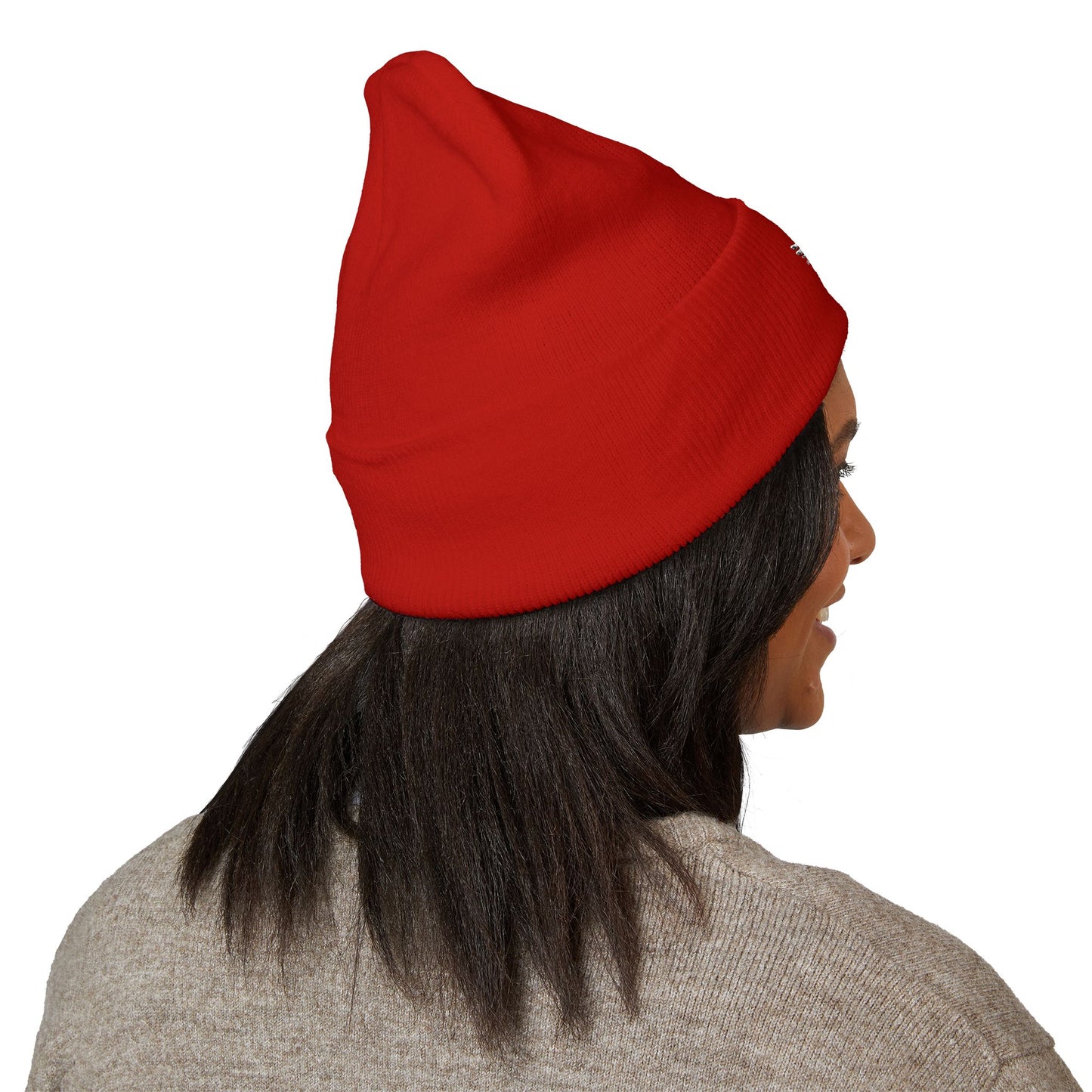 T...GGG White Logo Embroidered Classic Cuffed Beanie —MULTIPLE COLORS... Knit Hat