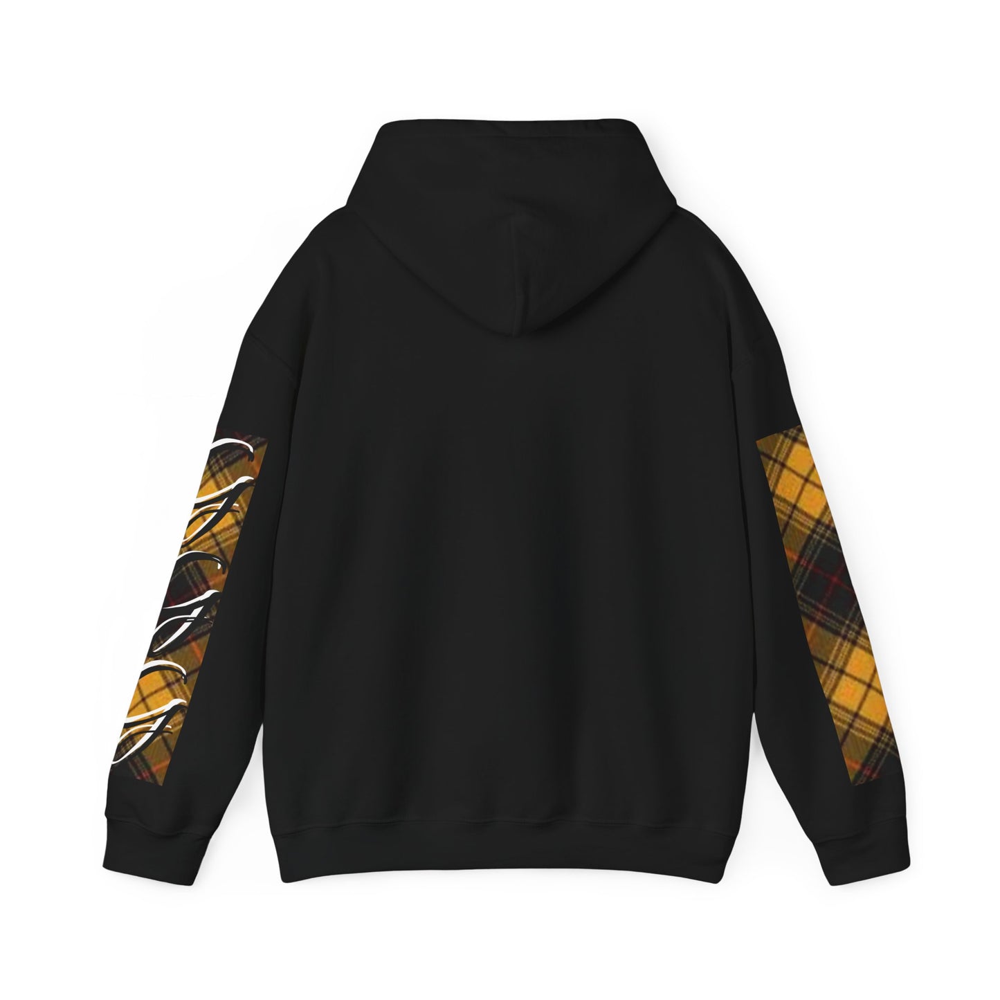 A..................GGG yellow plaid Unisex Heavy Blend™ Hooded Sweatshirt