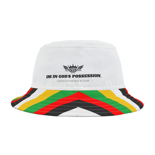 A...............Juneteenth red/black/green GGG Bucket Hat