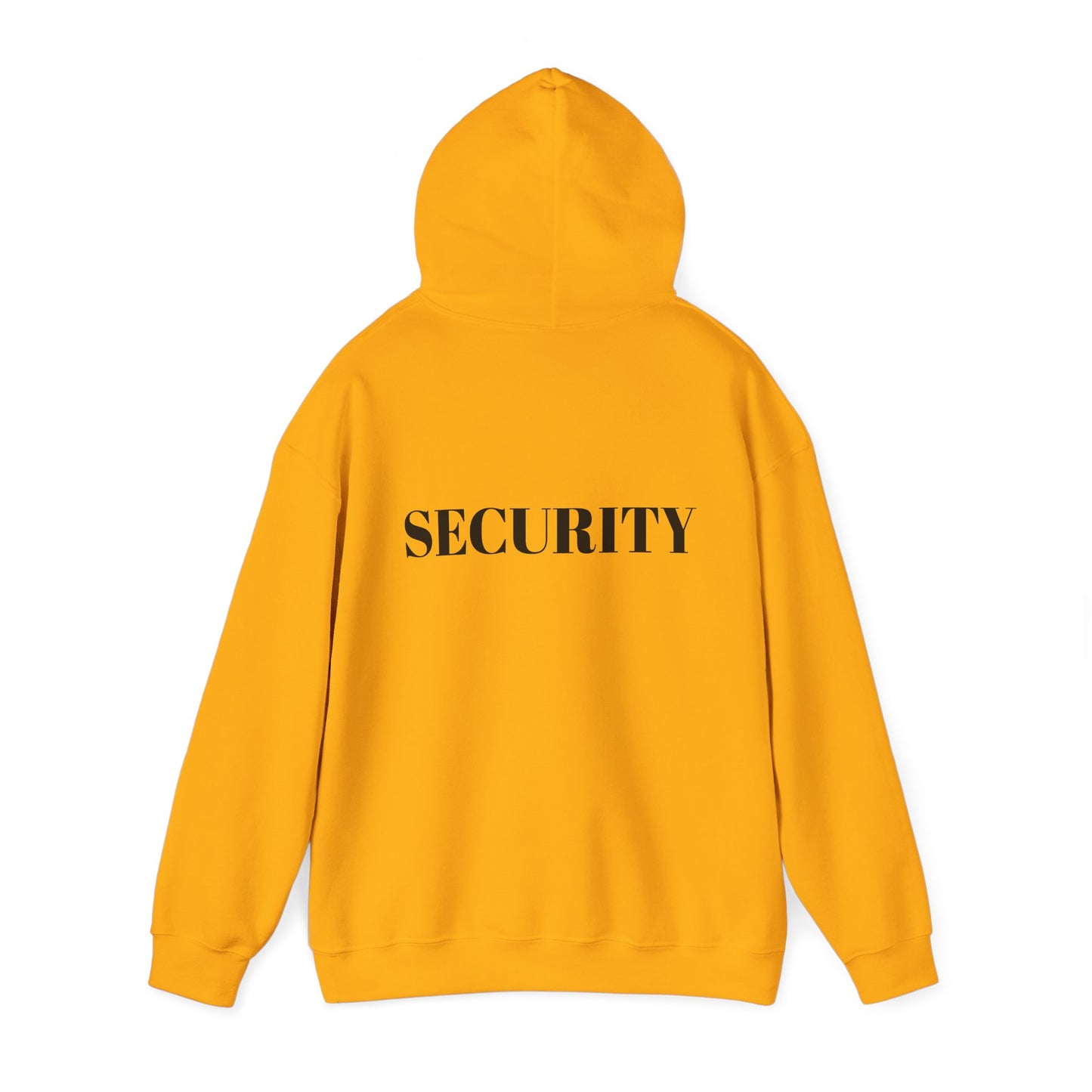 ZZ......Niagara Falls District SECURITY yellow/black Unisex Heavy Blend™ Hooded Sweatshirt