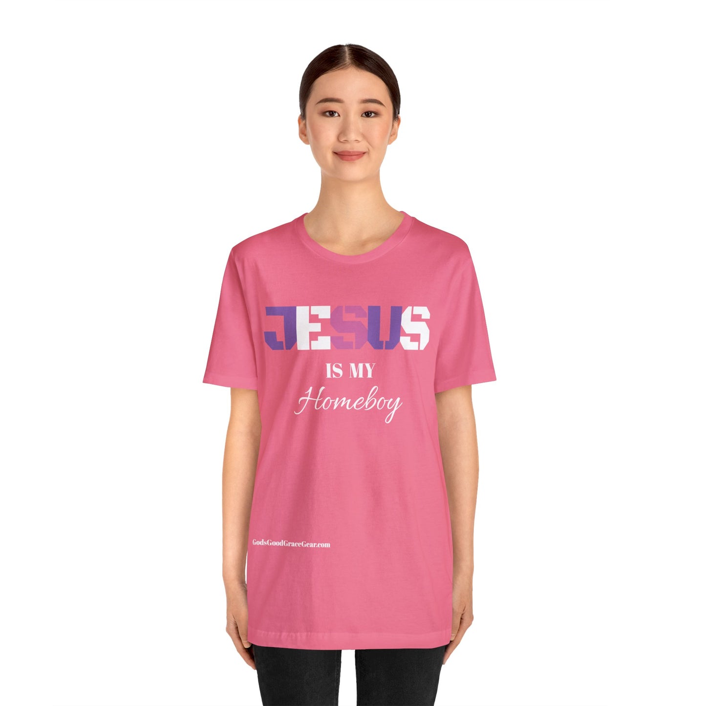 B....JESUS (Homeboy) Unisex Jersey Short Sleeve Tee