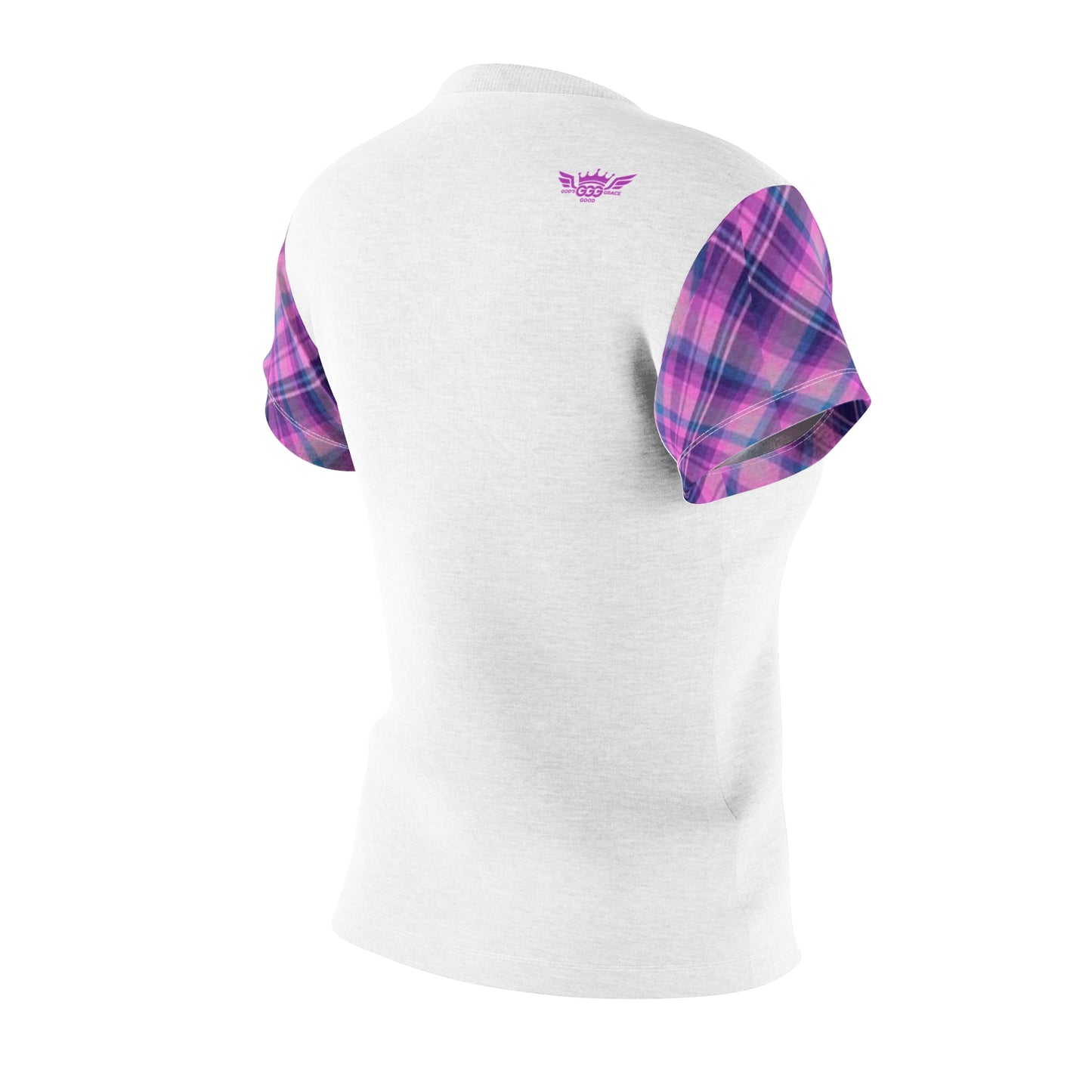 L...GGG b lite purple,white design Women's AOP Cut & Sew Tee