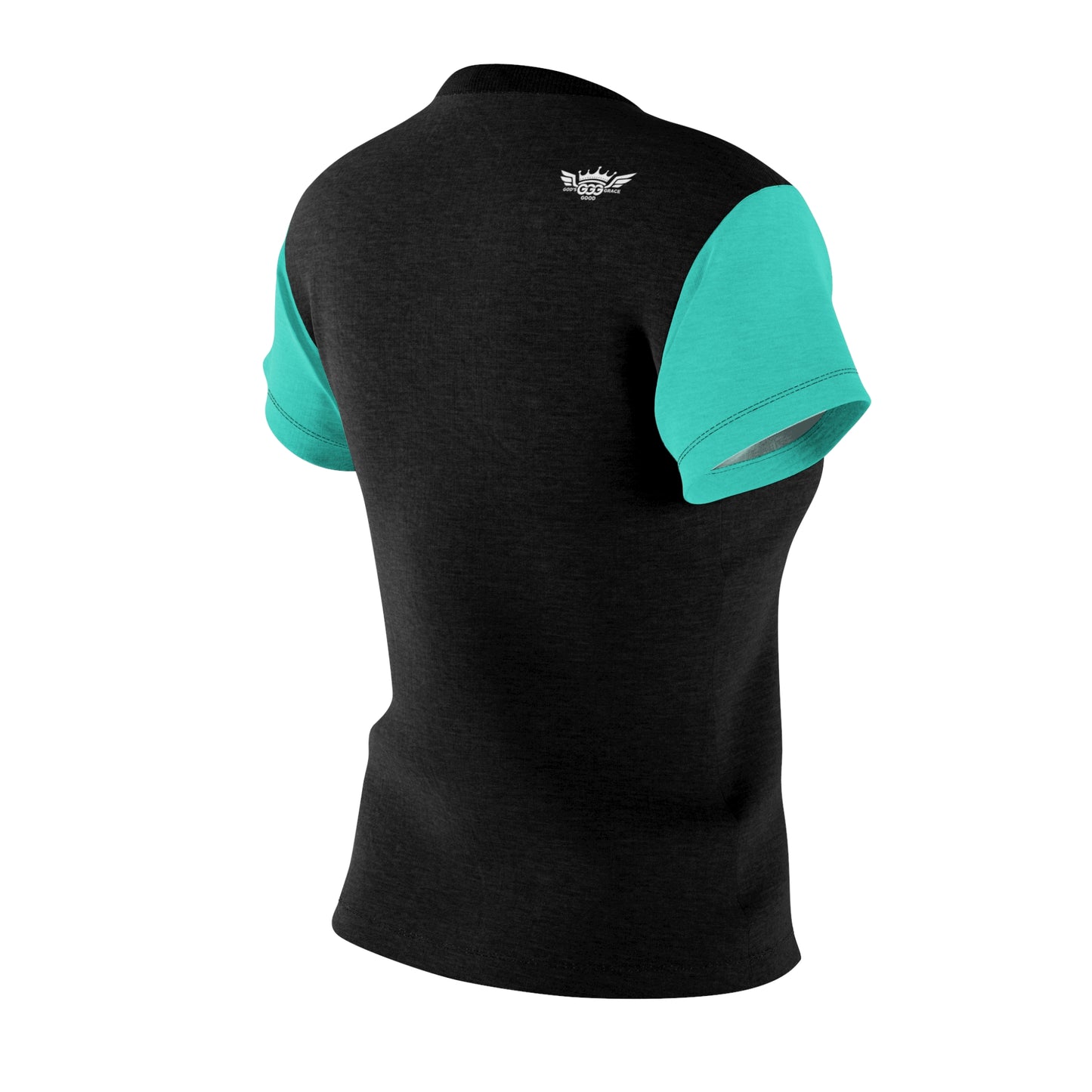 A...GGG turquoise,black,white design Women's AOP Cut & Sew Tee