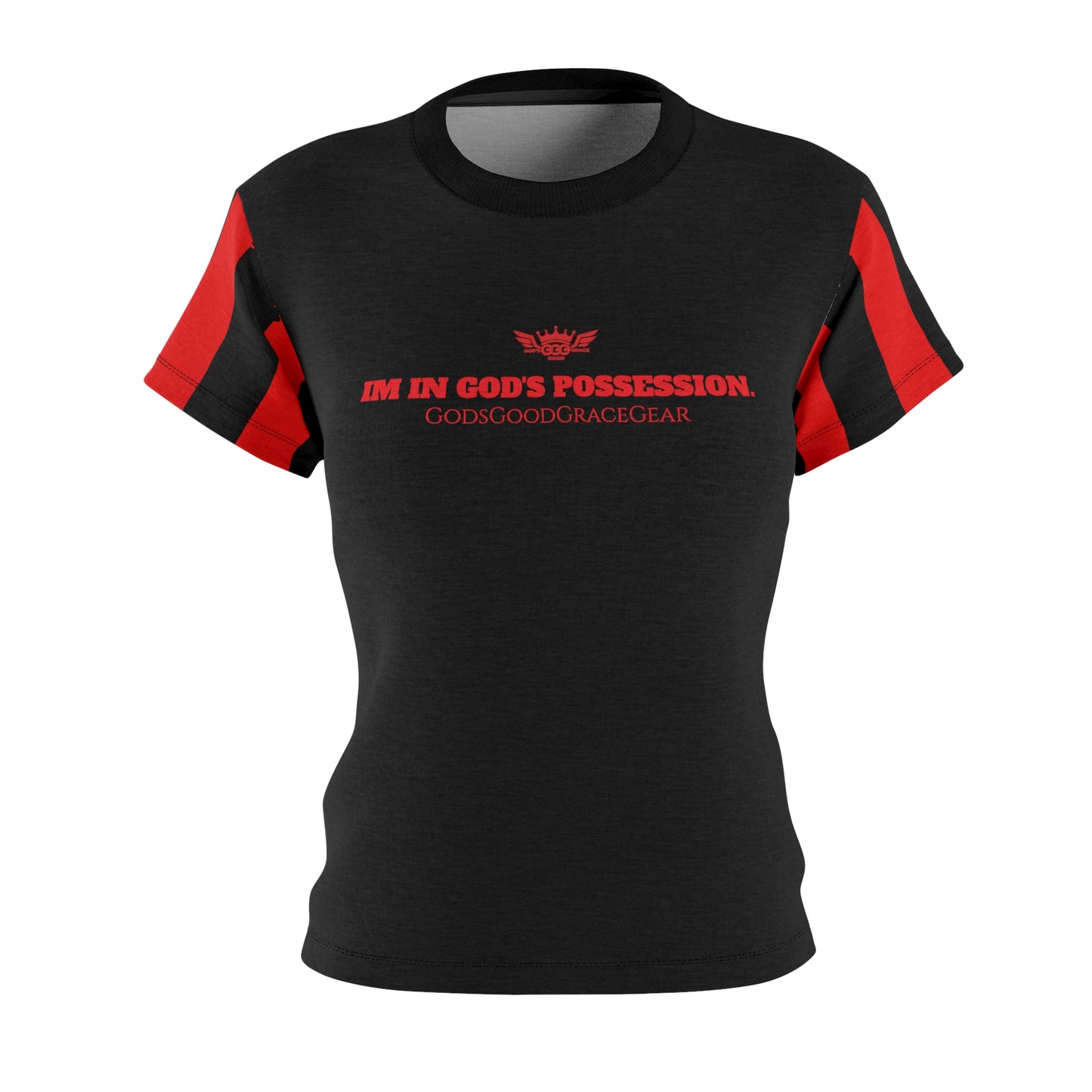 A..........Red/black Women's Cut & Sew Tee