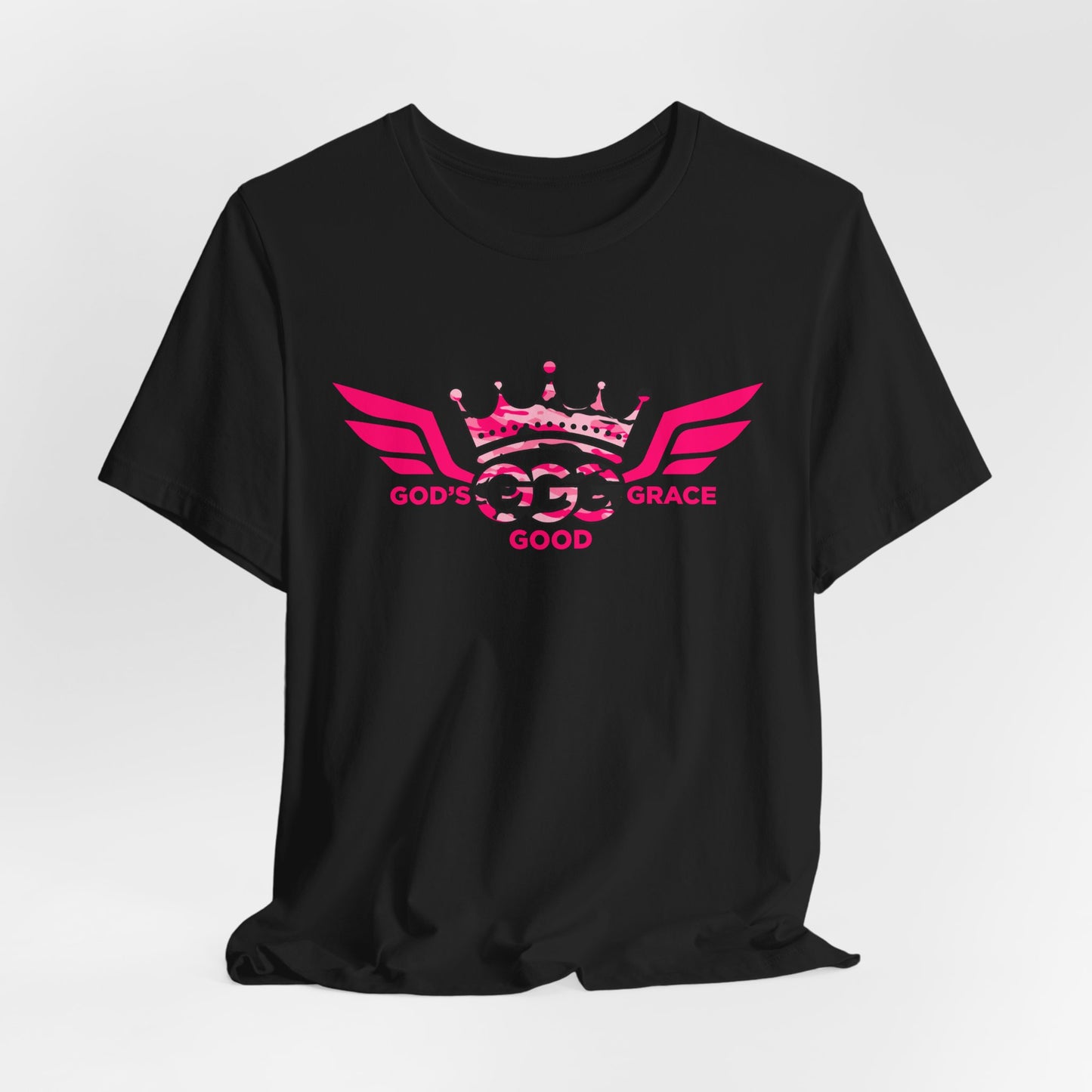 P...GGG..z....PINK Camouflage logo  (MULTIPLE COLORS) Tee — Faithwear