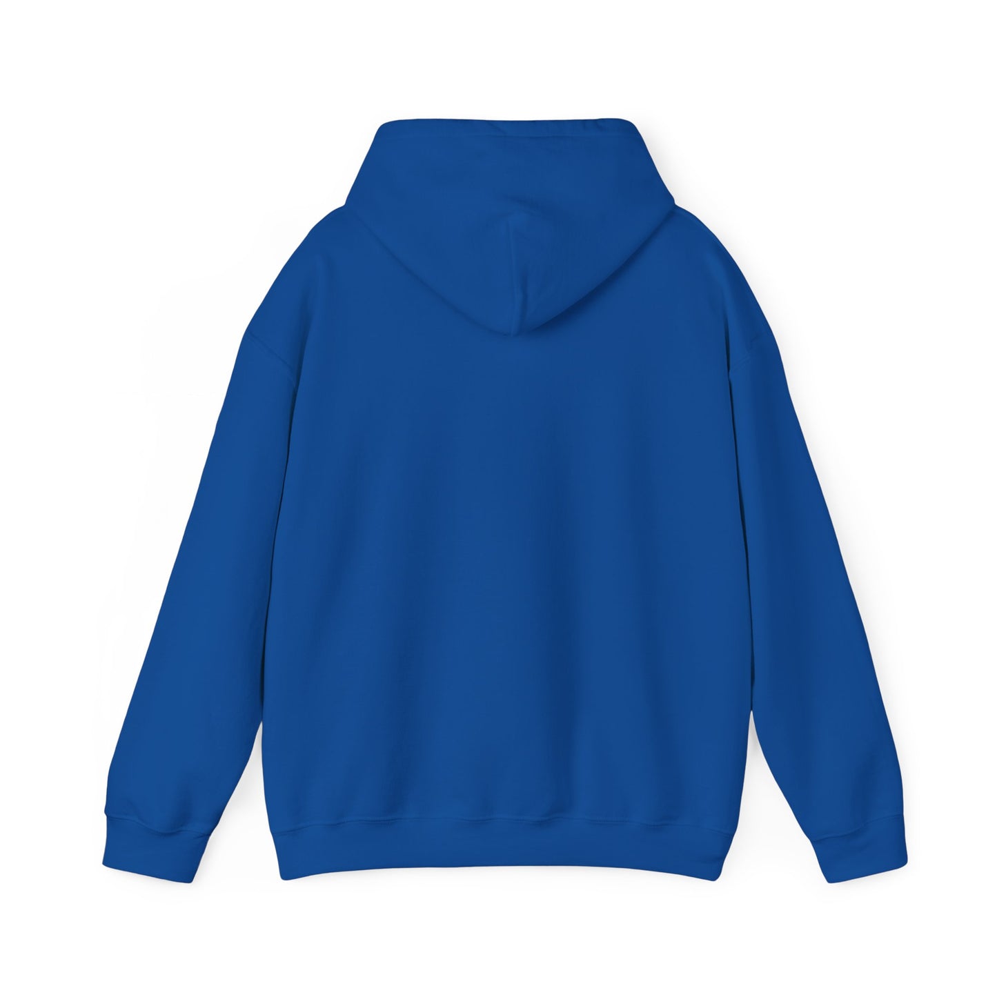 B...WHITE LOGO royal blue Unisex Heavy Blend™ Hooded Sweatshirt