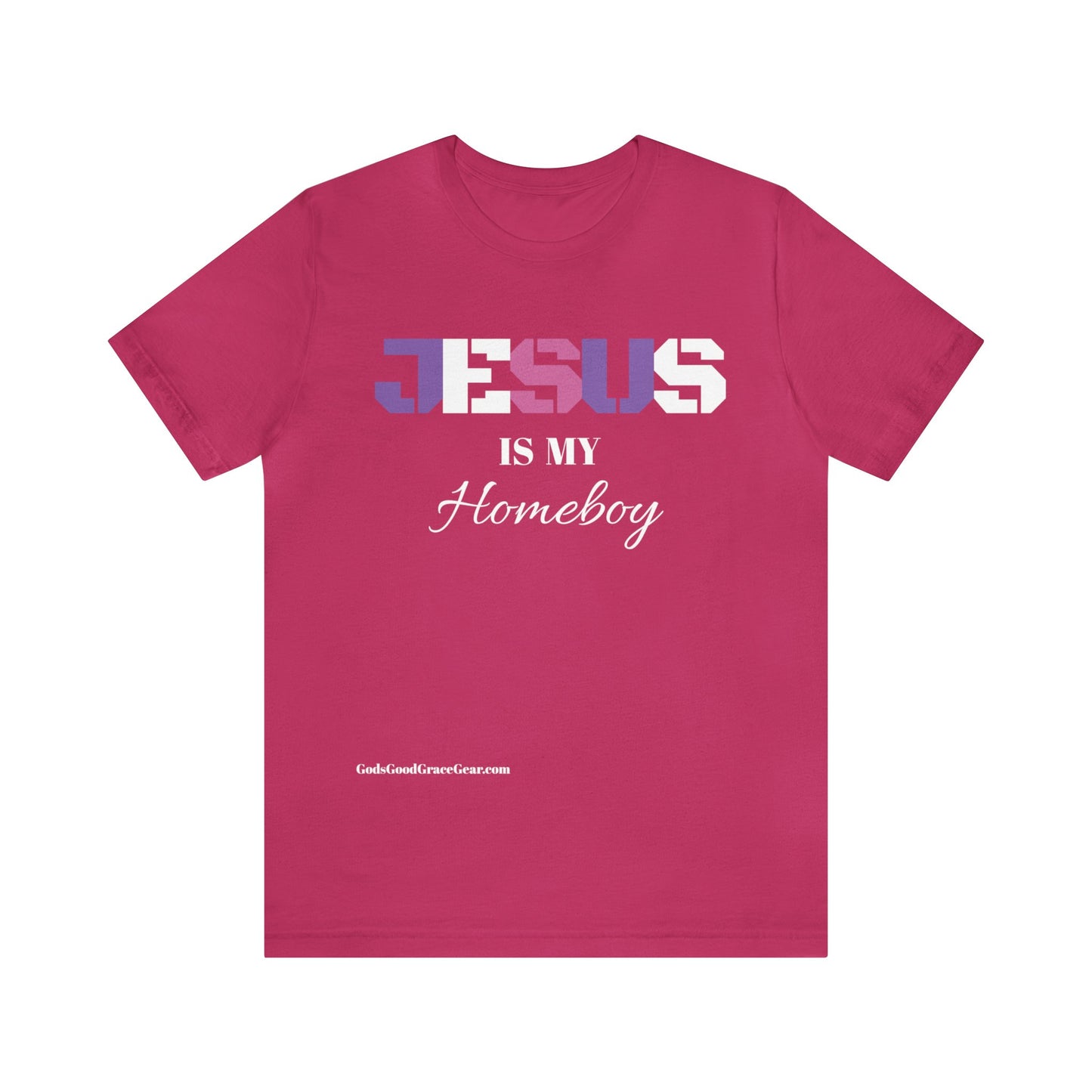 B....JESUS (Homeboy) Unisex Jersey Short Sleeve Tee