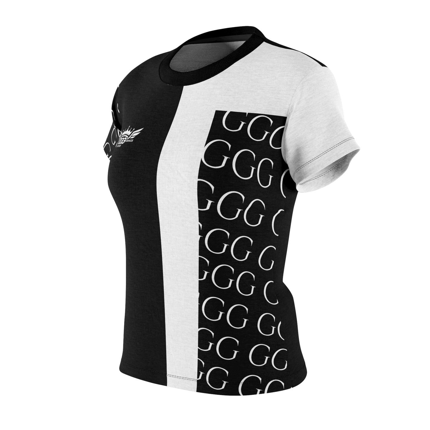 F...black GGG design Women's AOP Cut & Sew Tee