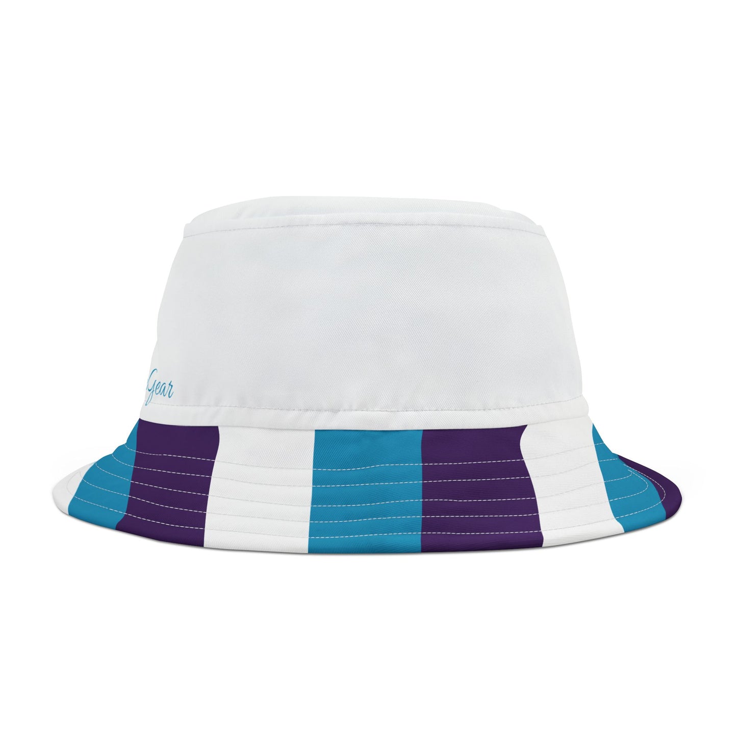 A........purple/turquoise/white Bucket Hat