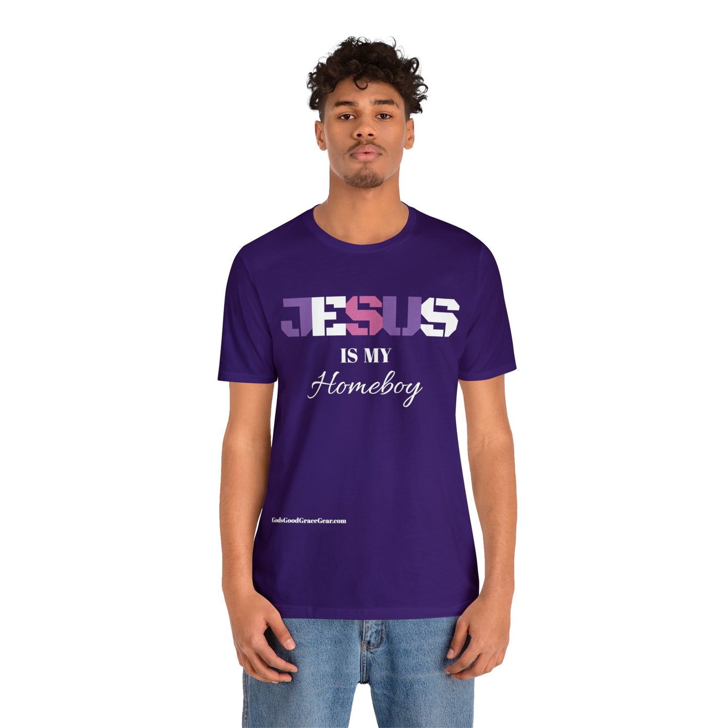 B....JESUS (Homeboy) Unisex Jersey Short Sleeve Tee