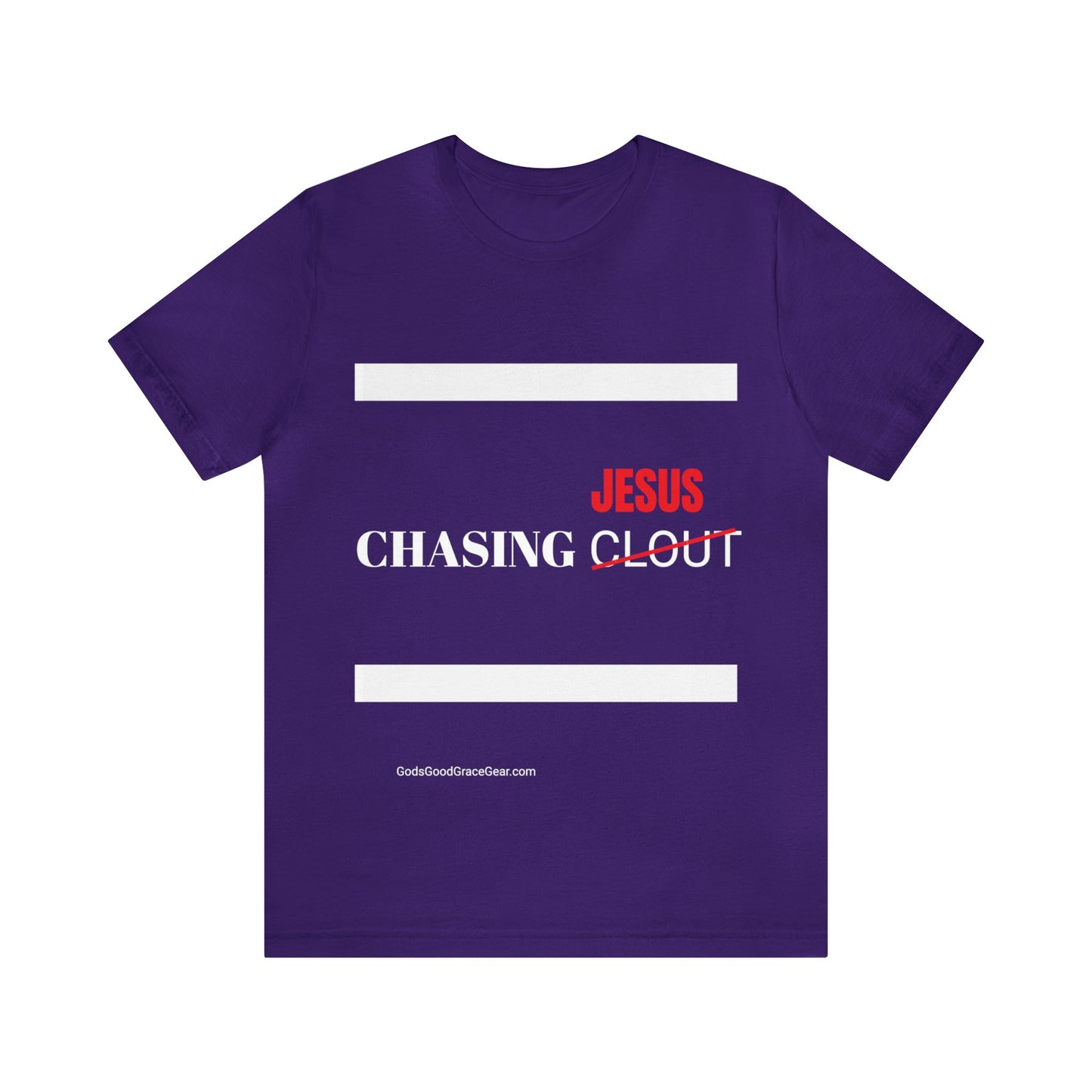 B....CHASING JESUS Unisex Jersey Short Sleeve Tee