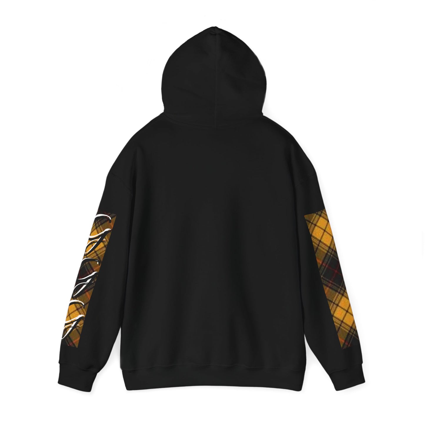 A..................GGG yellow plaid Unisex Heavy Blend™ Hooded Sweatshirt