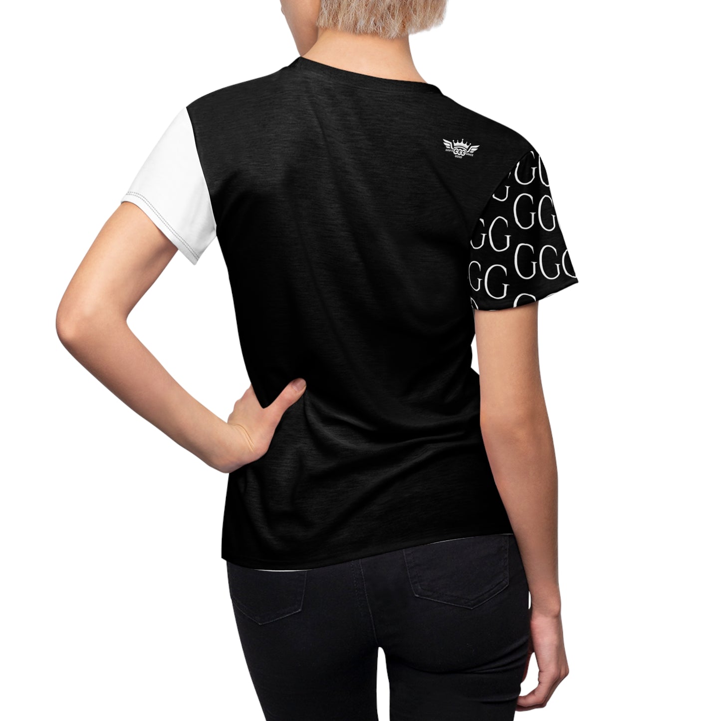 F...black GGG design Women's AOP Cut & Sew Tee