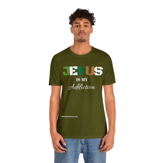 B...JESUS (Addiction) Unisex Jersey Short Sleeve Tee