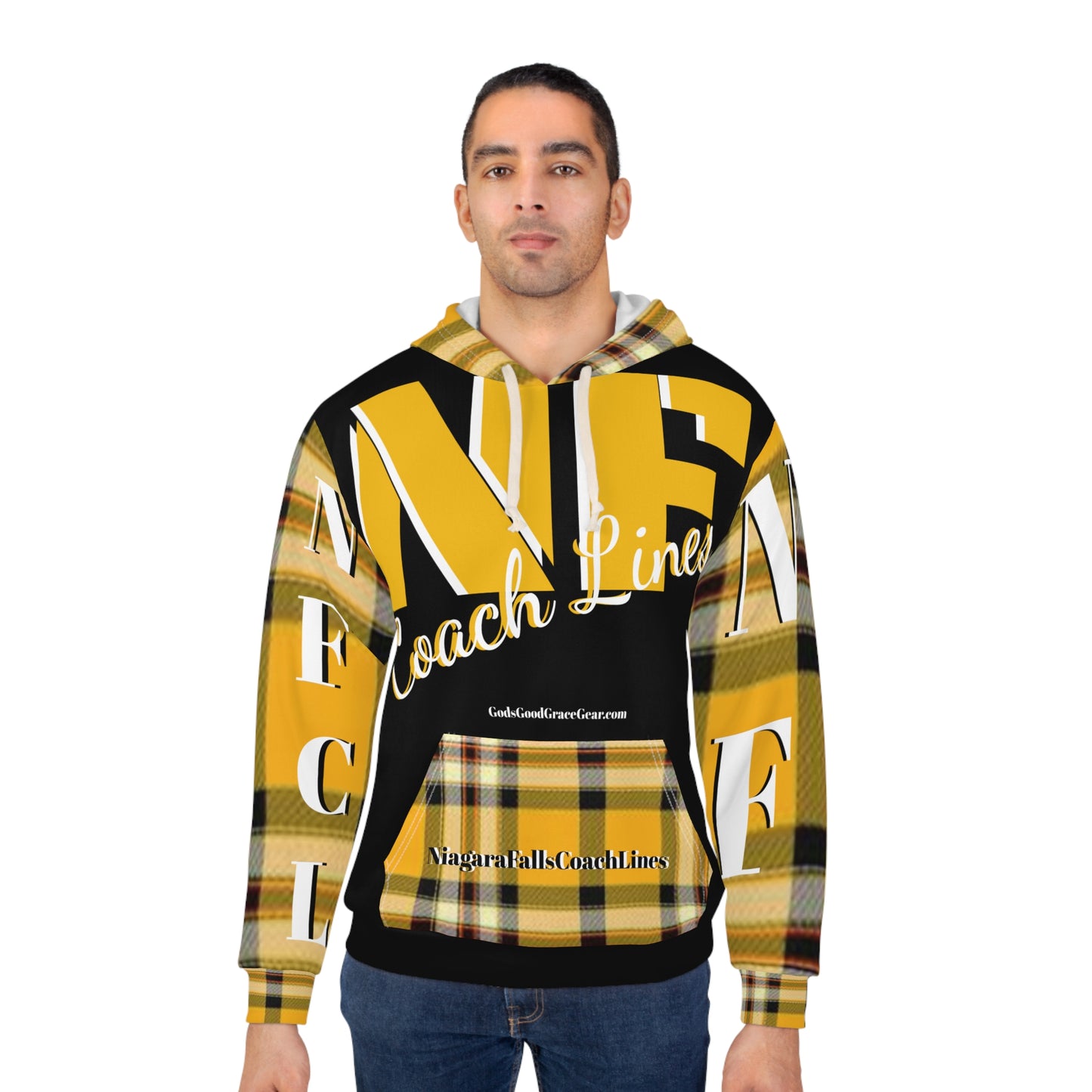 Z.......Yellow /black BIG BOY NFCL Unisex Pullover Hoodie