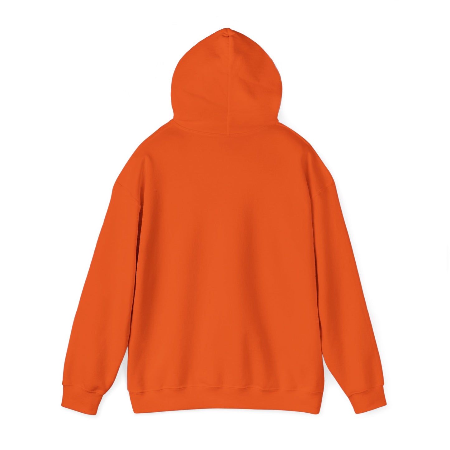 A...WHITE LOGO orange Unisex Heavy Blend™ Hooded Sweatshirt