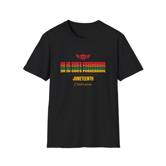 A.............juneteenth red/black/green GGG Unisex Softstyle T-Shirt