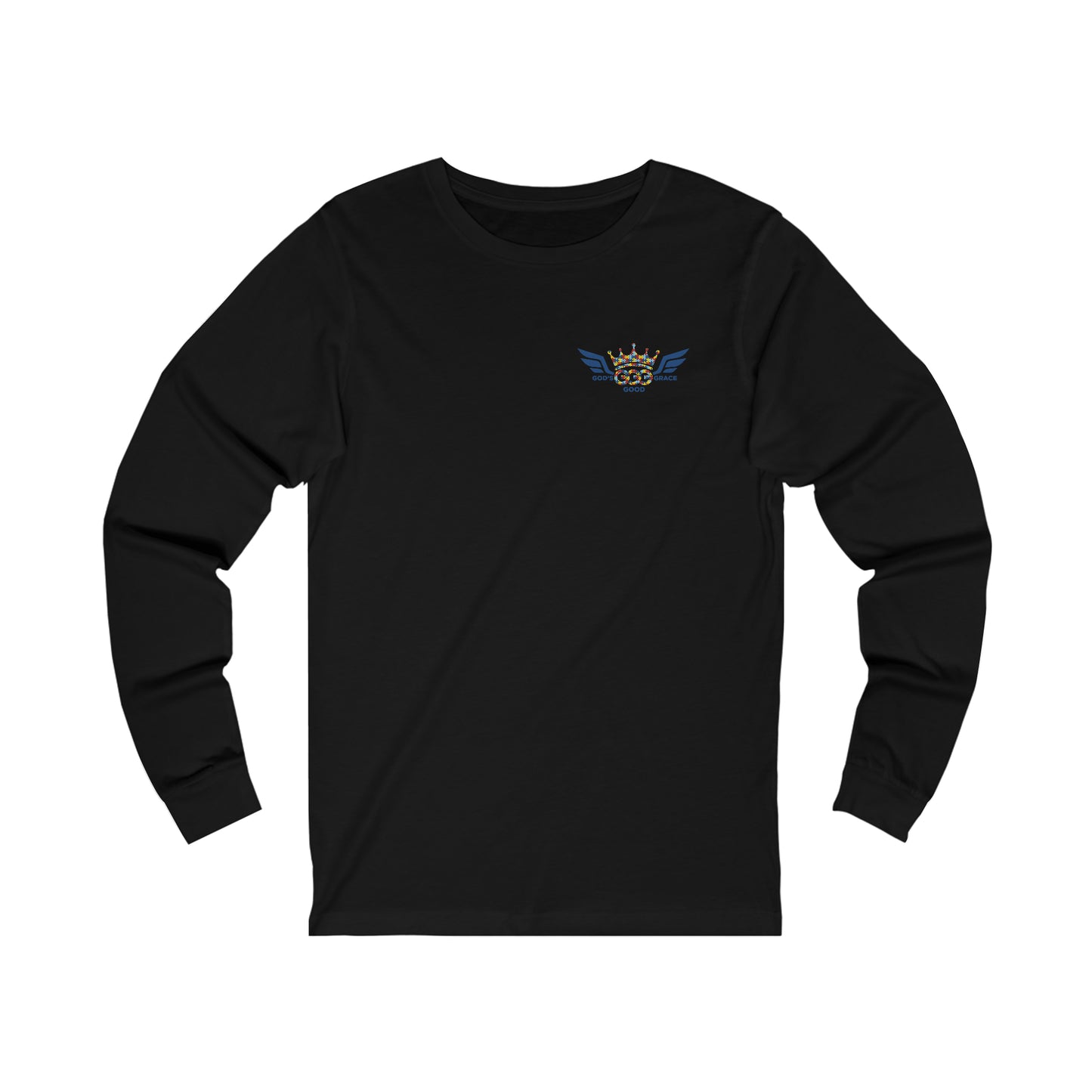 A...AUTISM LOGO black Unisex Jersey Long Sleeve Tee