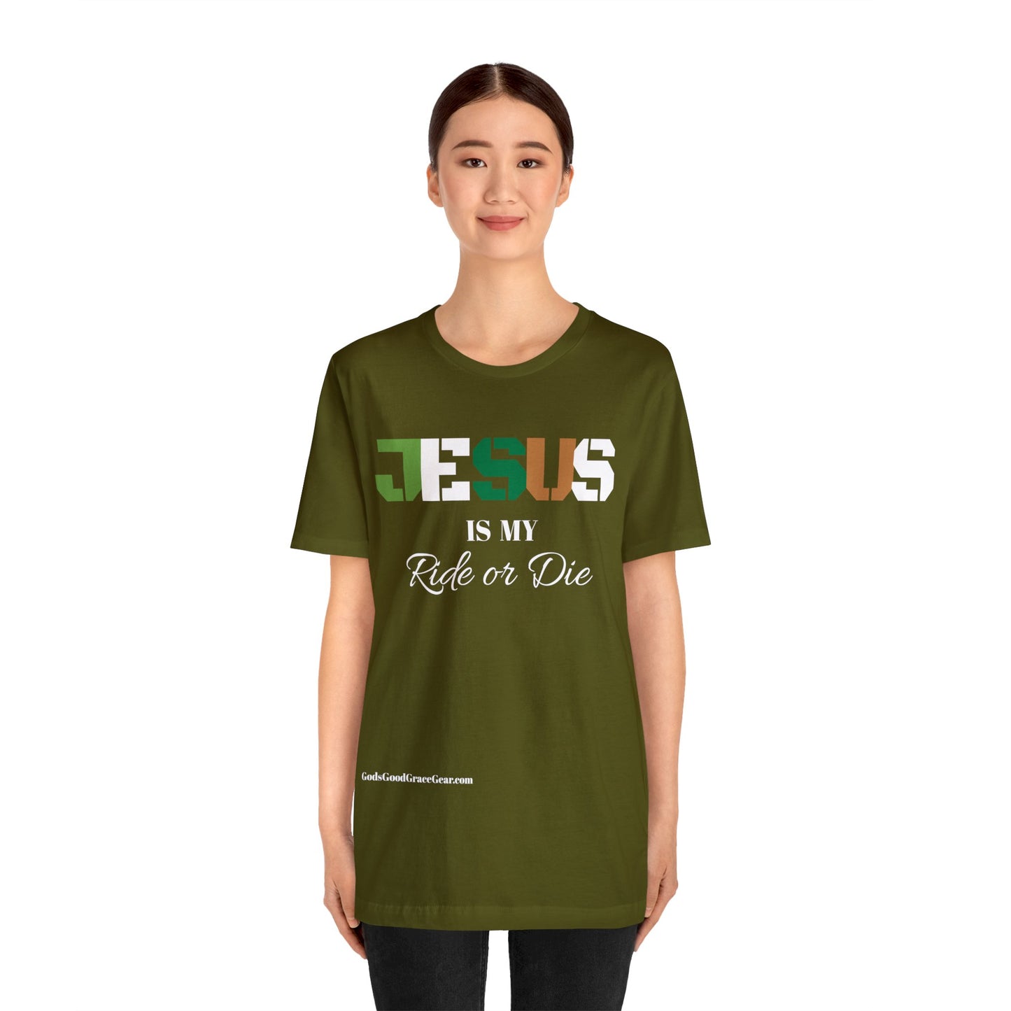 B....JESUS (Ride or Die) Unisex Jersey Short Sleeve Tee