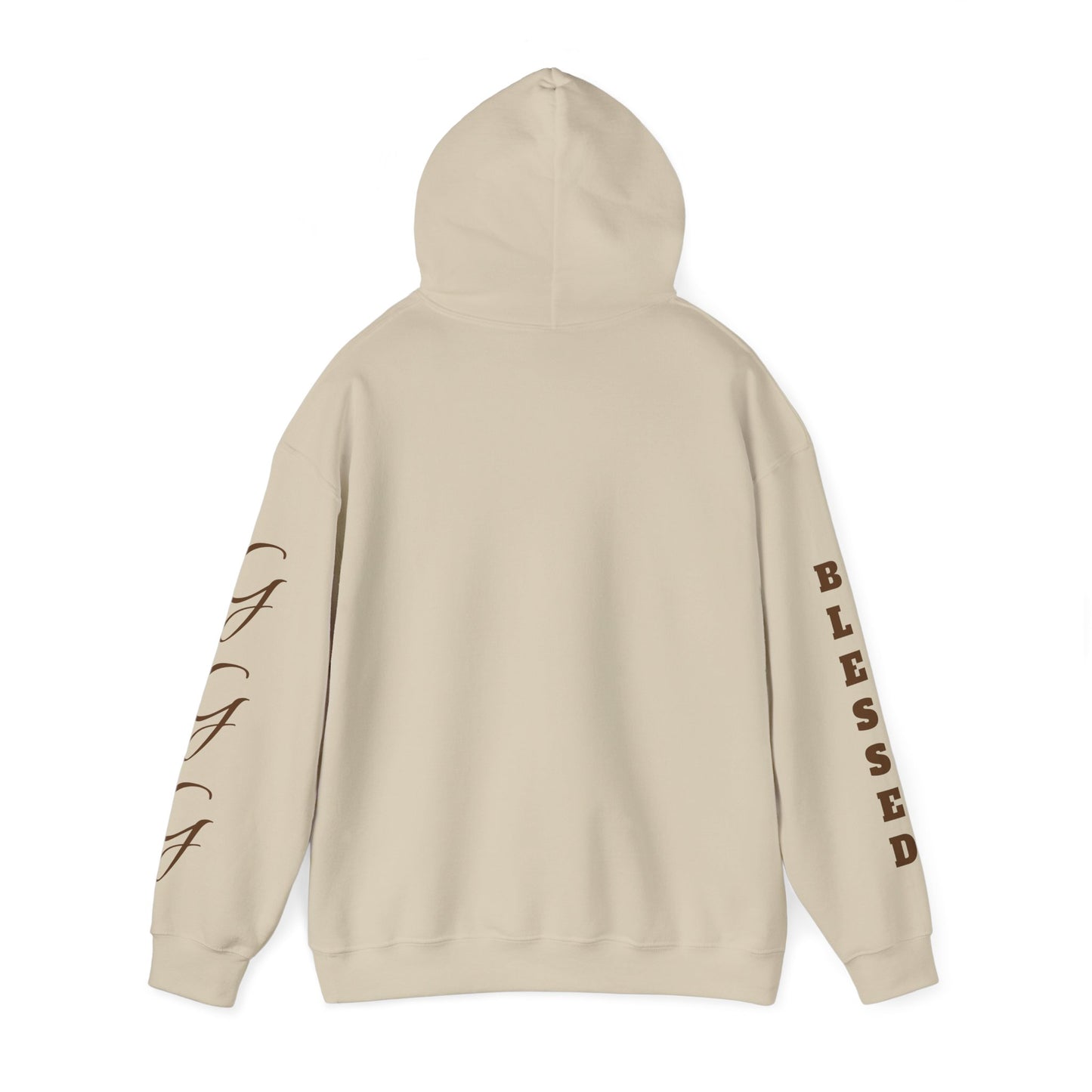 B.....CAMOUFLAGE BROWN LOGO tan sand Unisex Heavy Blend™ Hooded Sweatshirt