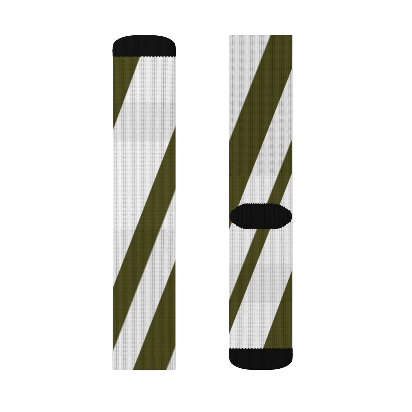 A......olive/white GGG design Sublimation Socks