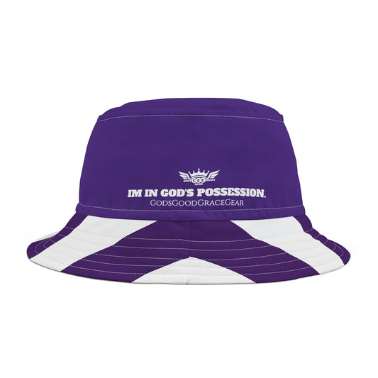 A............purple/white GGG Bucket Hat