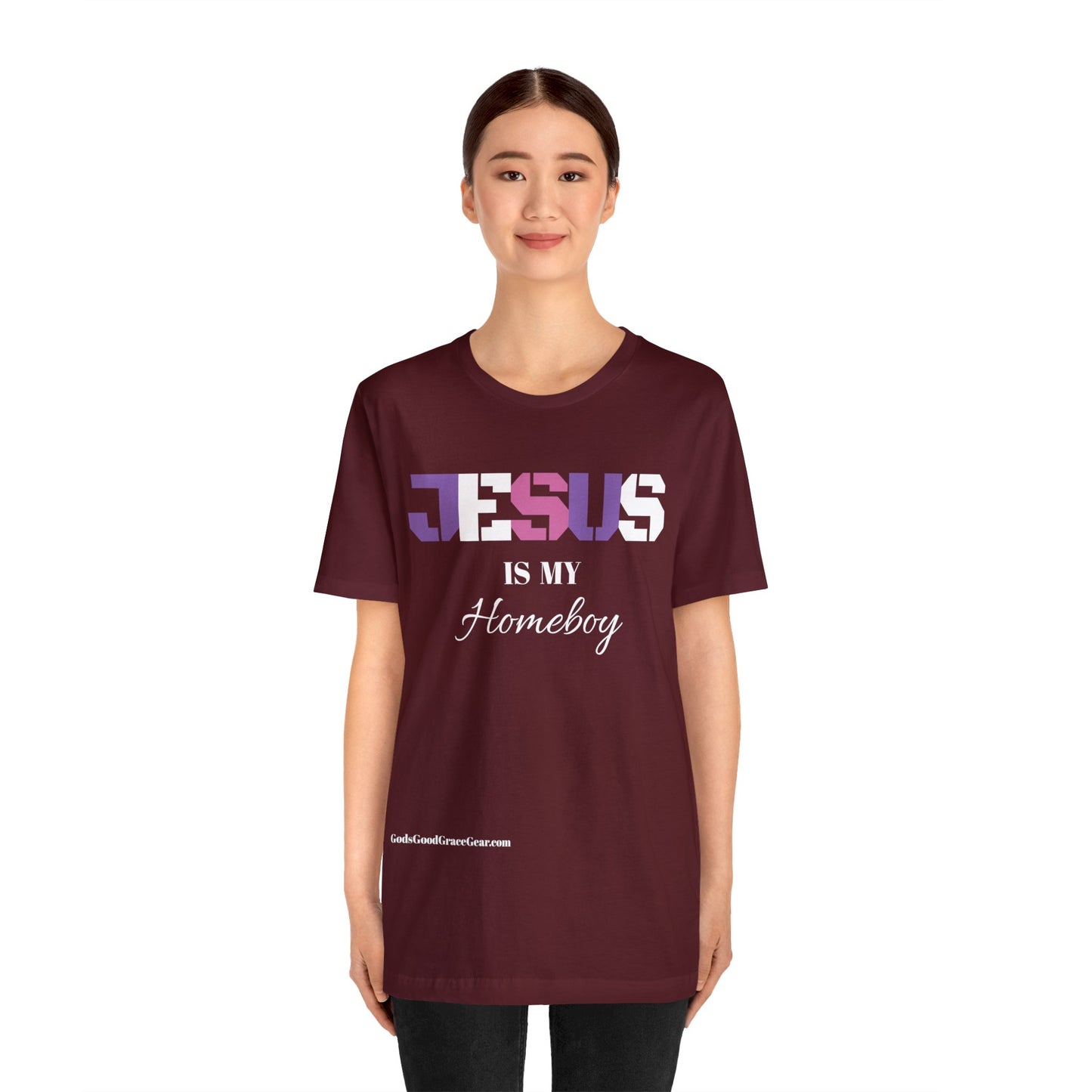 B....JESUS (Homeboy) Unisex Jersey Short Sleeve Tee