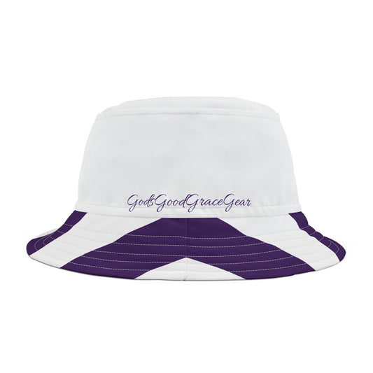 A............purple/white GGG Bucket Hat